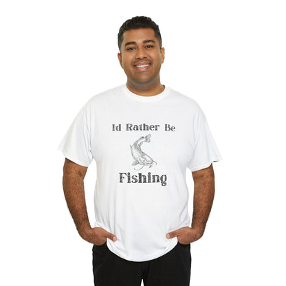 "Id Rather Be Fishing" T-Shirt - Weave Got Gifts - Unique Gifts You Won’t Find Anywhere Else!