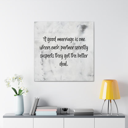 "A Good Marriage" Wall Art - Weave Got Gifts - Unique Gifts You Won’t Find Anywhere Else!