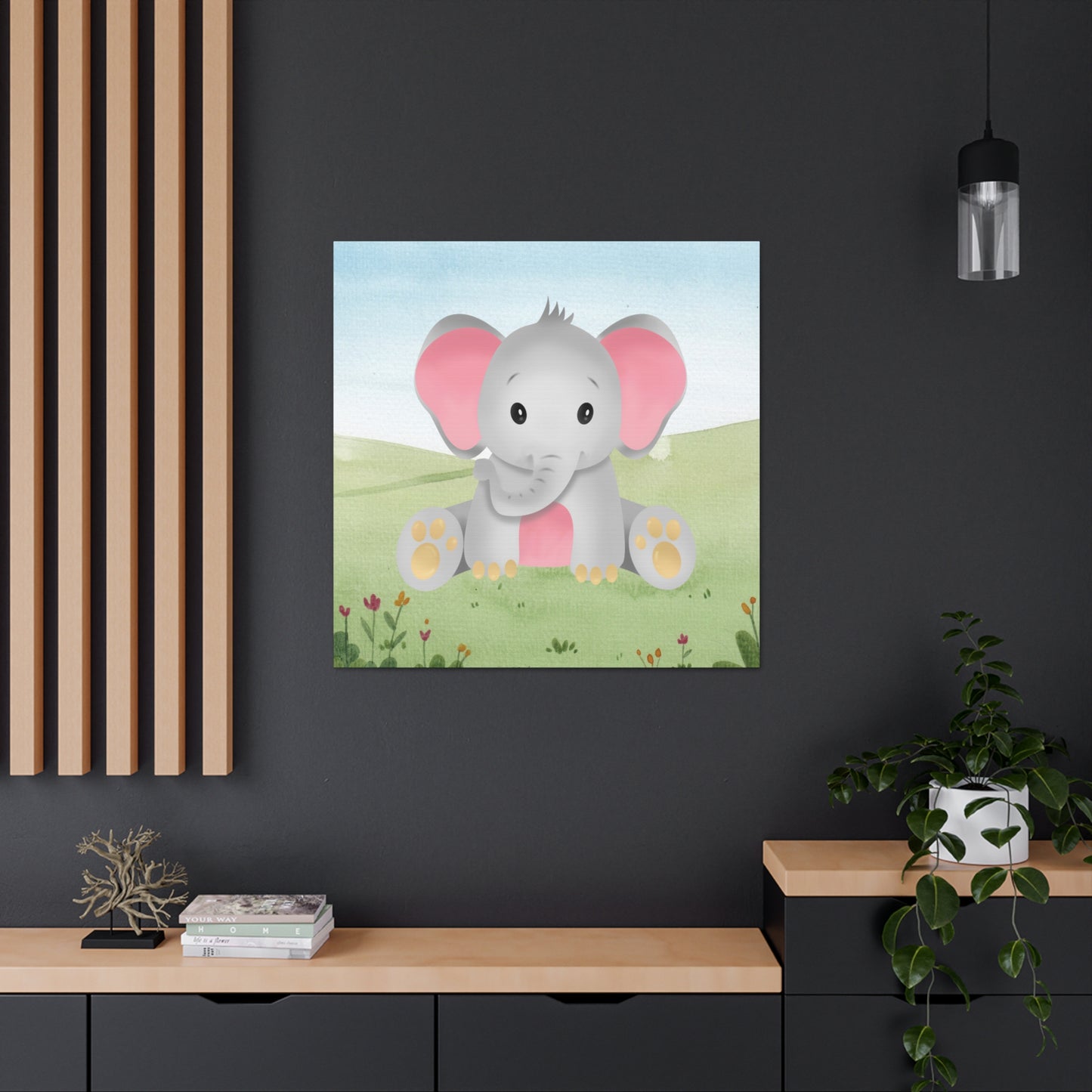 "Baby Elephant" Wall Art - Weave Got Gifts - Unique Gifts You Won’t Find Anywhere Else!