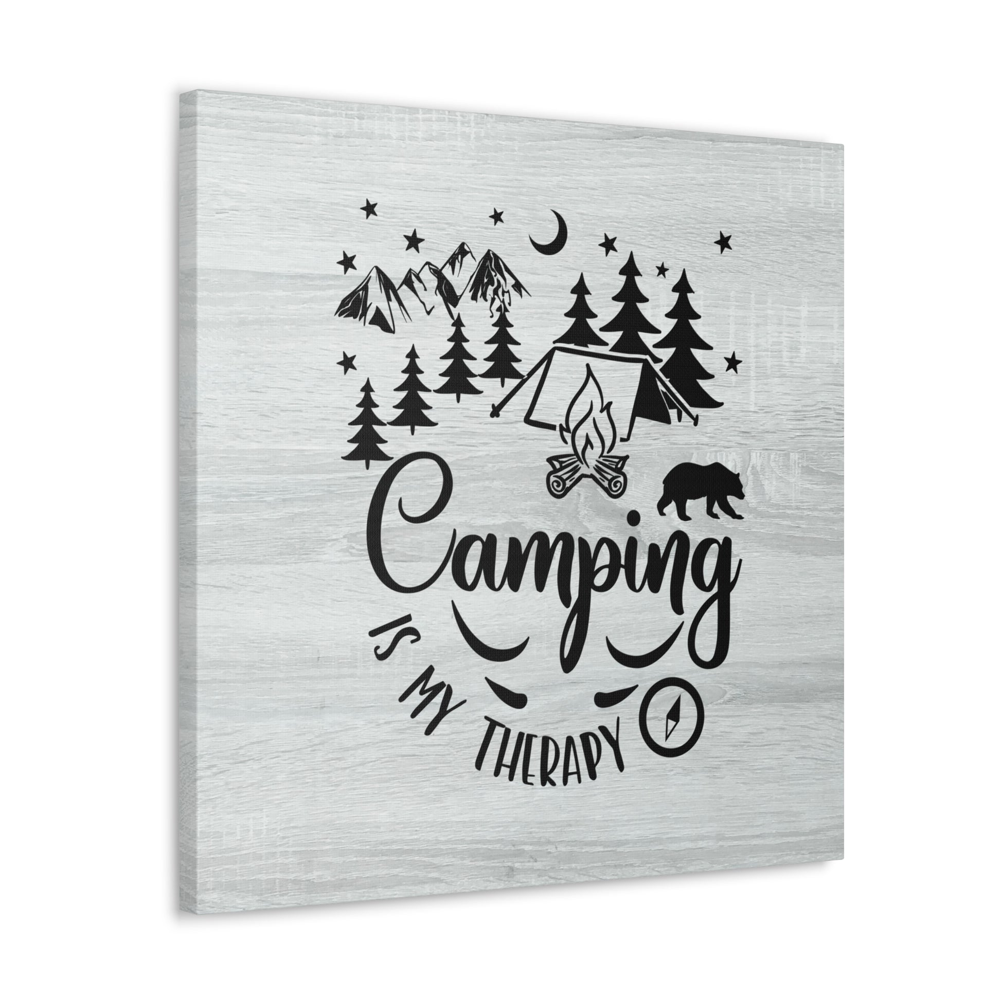 "Camping Is My Therapy" Wall Art - Weave Got Gifts - Unique Gifts You Won’t Find Anywhere Else!
