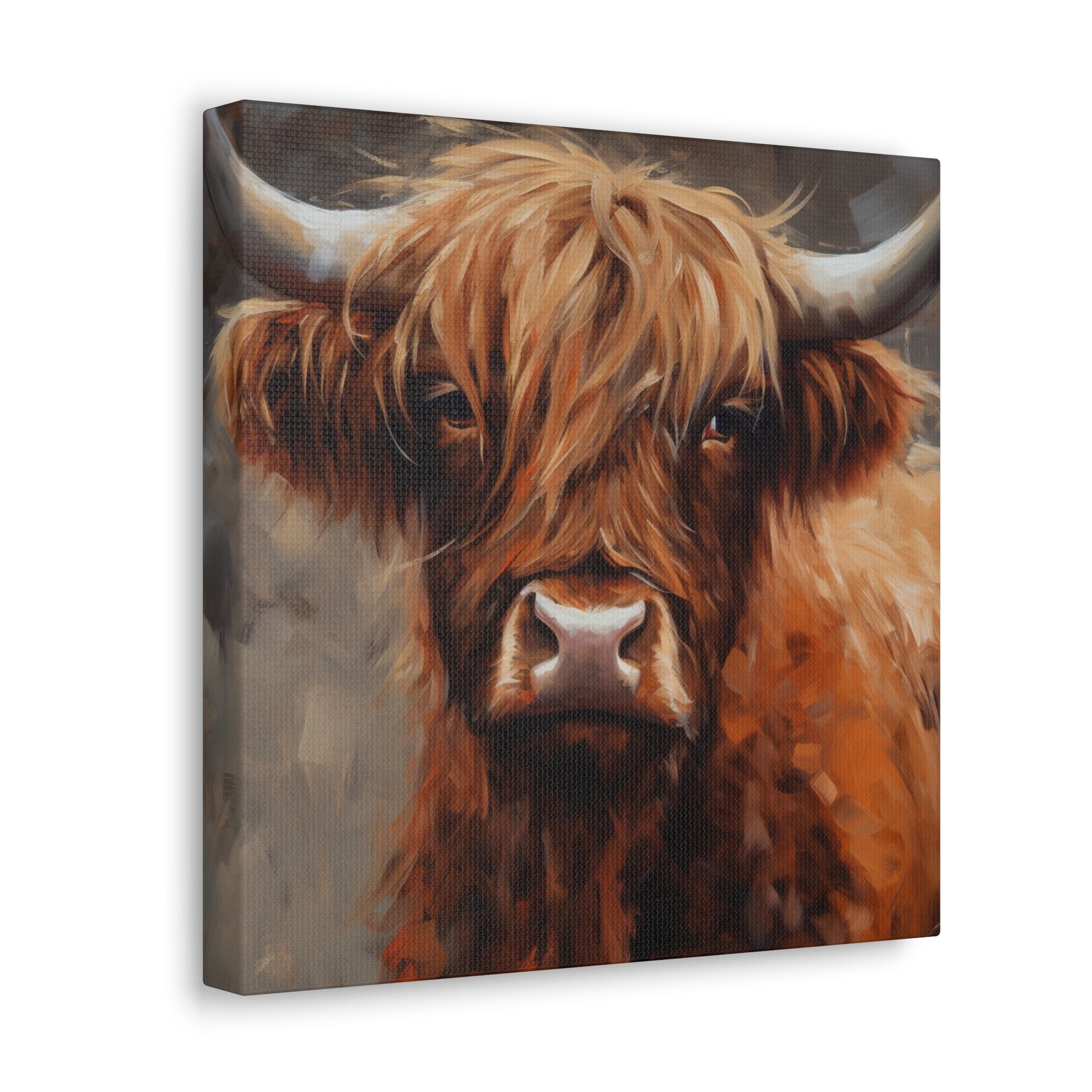 "Highland Cow Painting" Wall Art - Weave Got Gifts - Unique Gifts You Won’t Find Anywhere Else!
