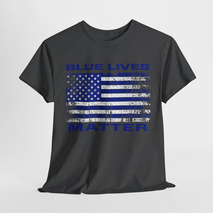 Support law enforcement with this Blue Lives Matter tee
