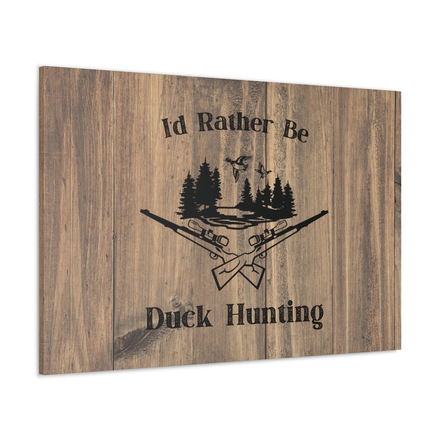 "I'd Rather Be Duck Hunting" Wall Art - Weave Got Gifts - Unique Gifts You Won’t Find Anywhere Else!