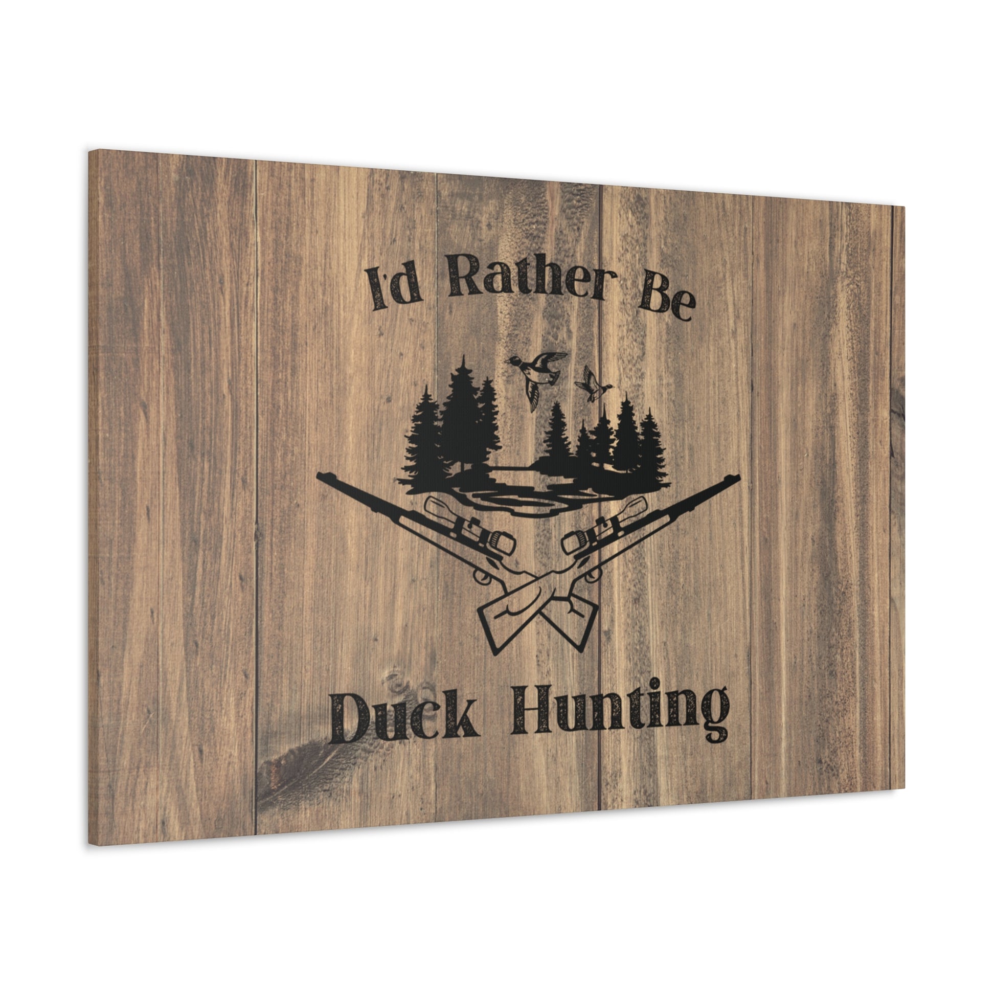 "I'd Rather Be Duck Hunting" Wall Art - Weave Got Gifts - Unique Gifts You Won’t Find Anywhere Else!