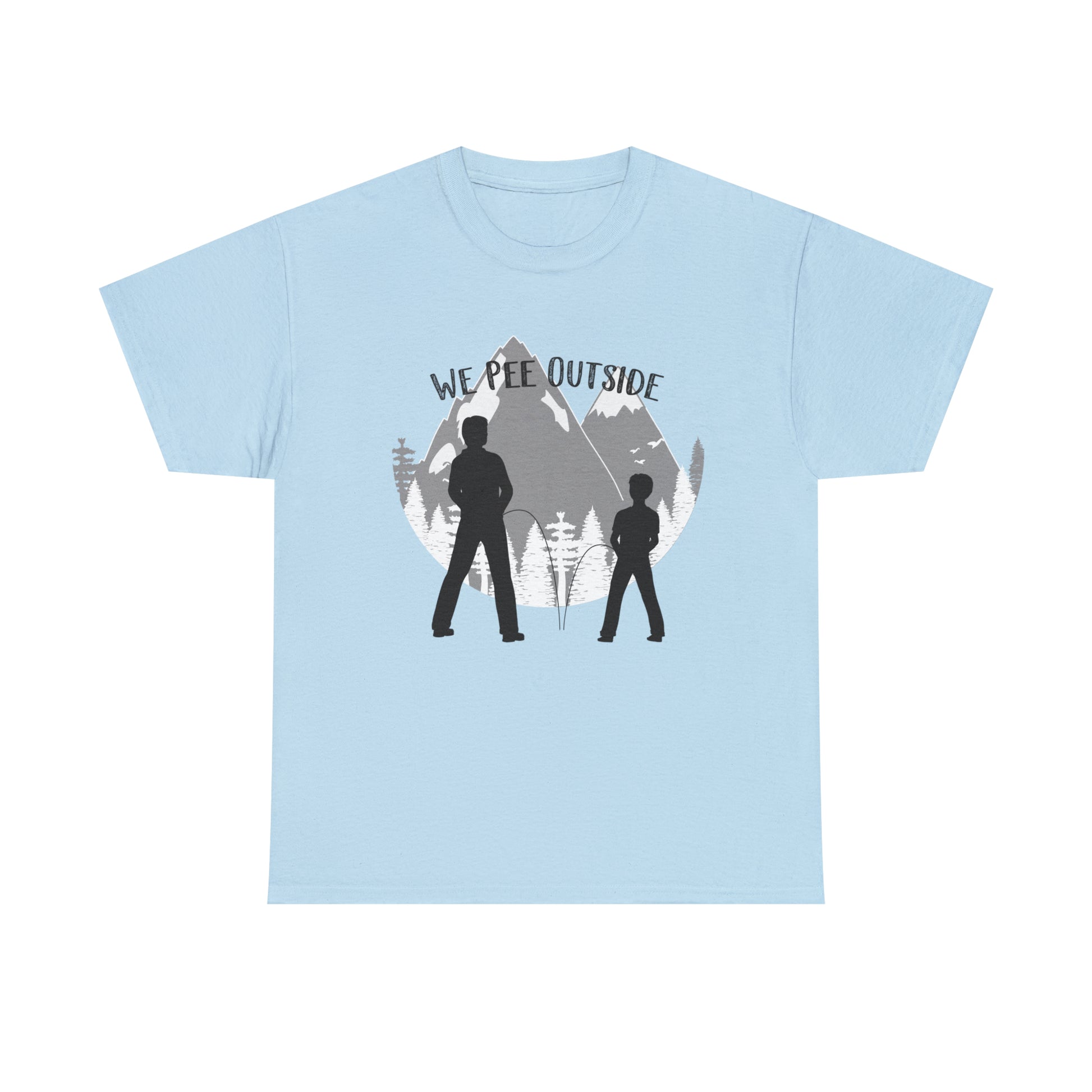 Funny pee outside t-shirt
