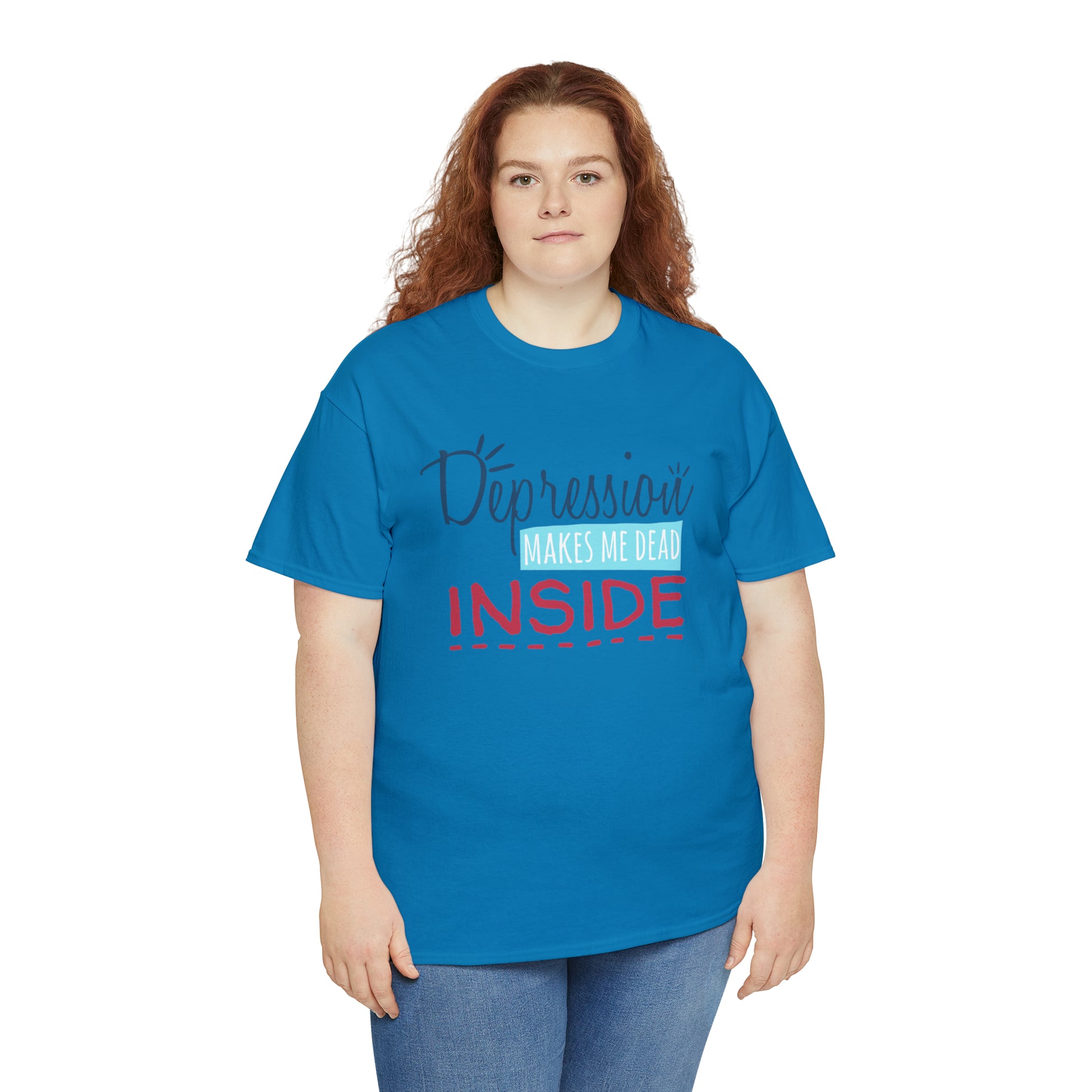 "Depression Makes Me Dead Inside" T-Shirt - Weave Got Gifts - Unique Gifts You Won’t Find Anywhere Else!