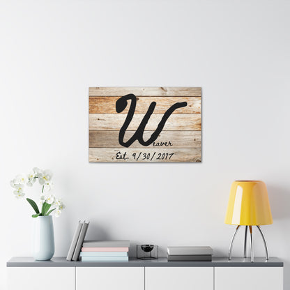 "Rustic Farmhouse Last Name" Custom Wall Art - Weave Got Gifts - Unique Gifts You Won’t Find Anywhere Else!