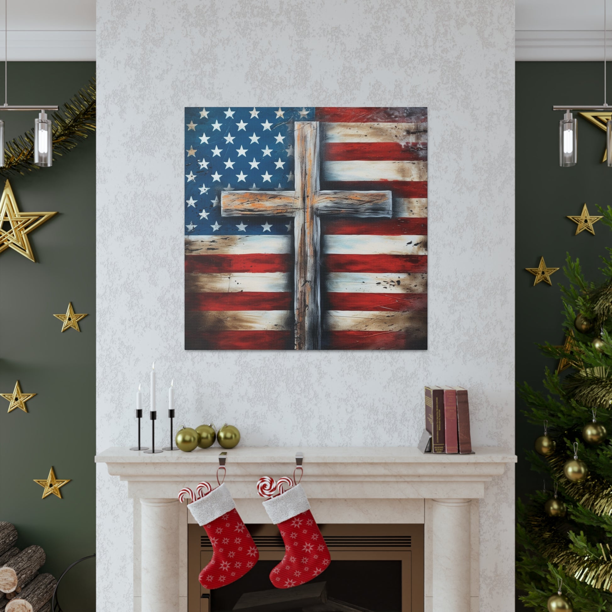 "Faith & Freedom" Wall Art - Weave Got Gifts - Unique Gifts You Won’t Find Anywhere Else!