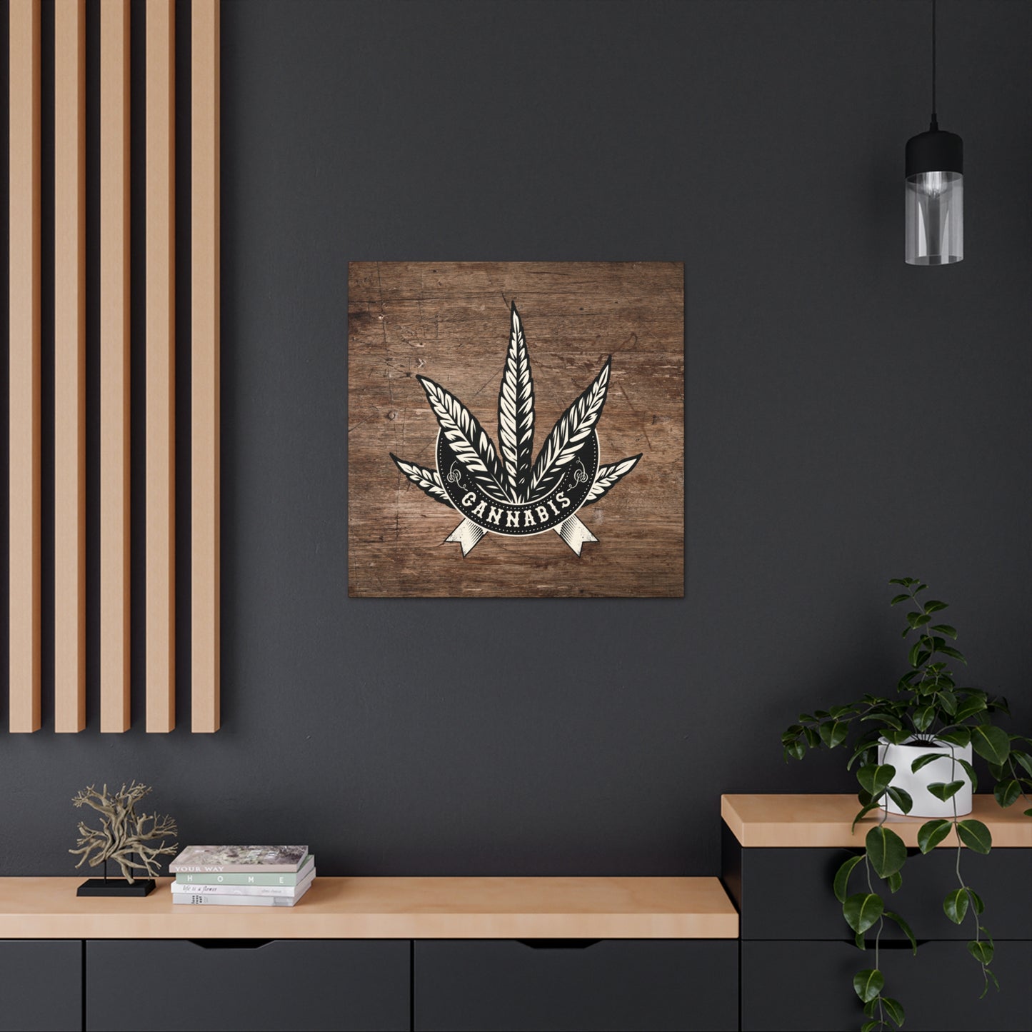 "Vintage Cannabis" Wall Art - Weave Got Gifts - Unique Gifts You Won’t Find Anywhere Else!