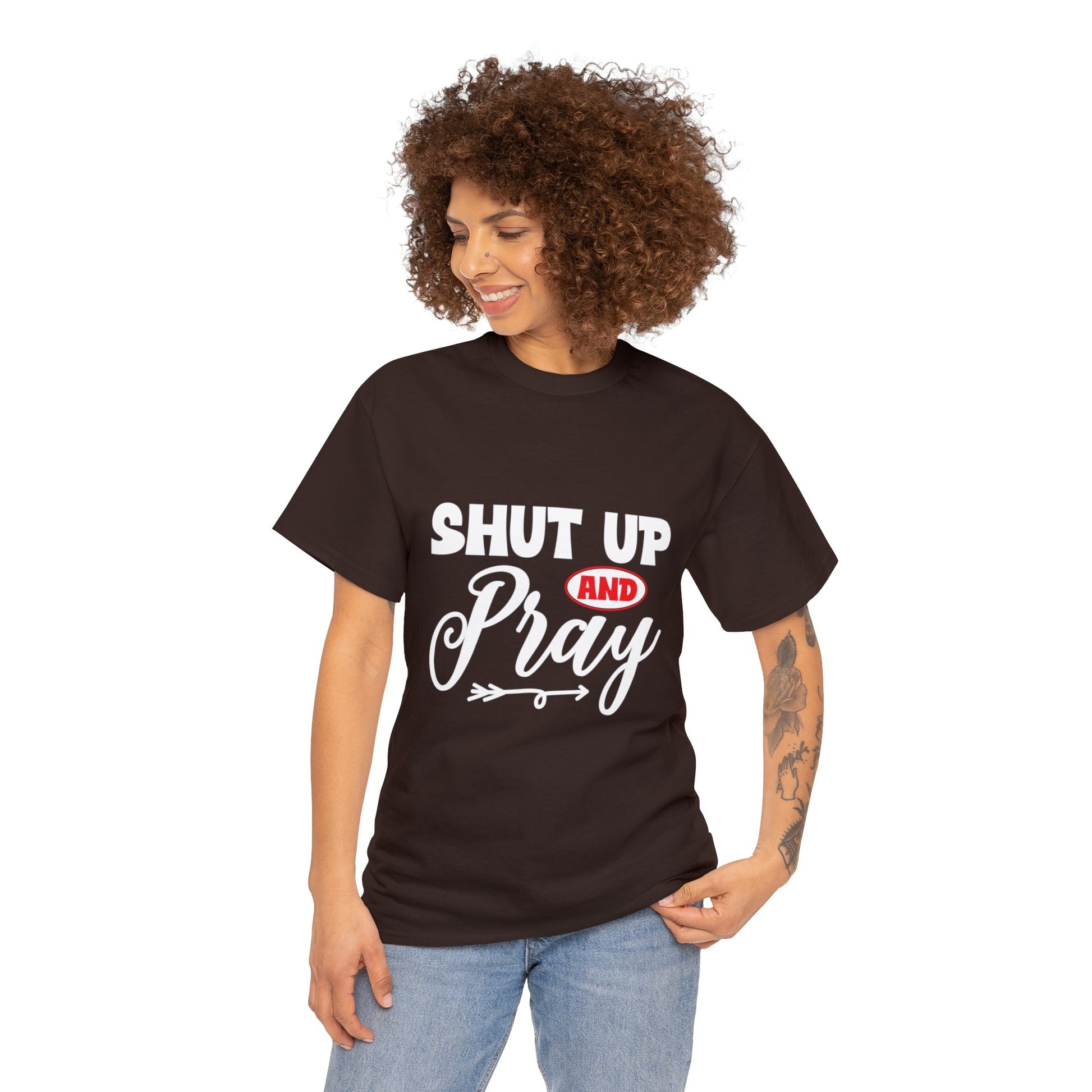 "Shut Up & Pray" T-Shirt - Weave Got Gifts - Unique Gifts You Won’t Find Anywhere Else!