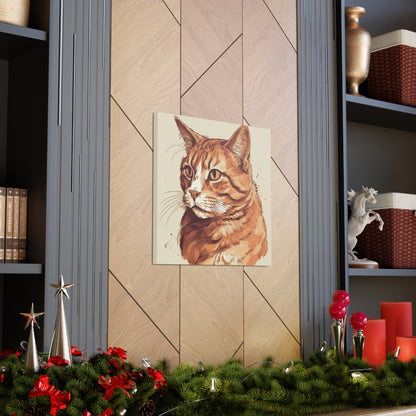 "Watercolor Cat Portrait" Wall Art - Weave Got Gifts - Unique Gifts You Won’t Find Anywhere Else!