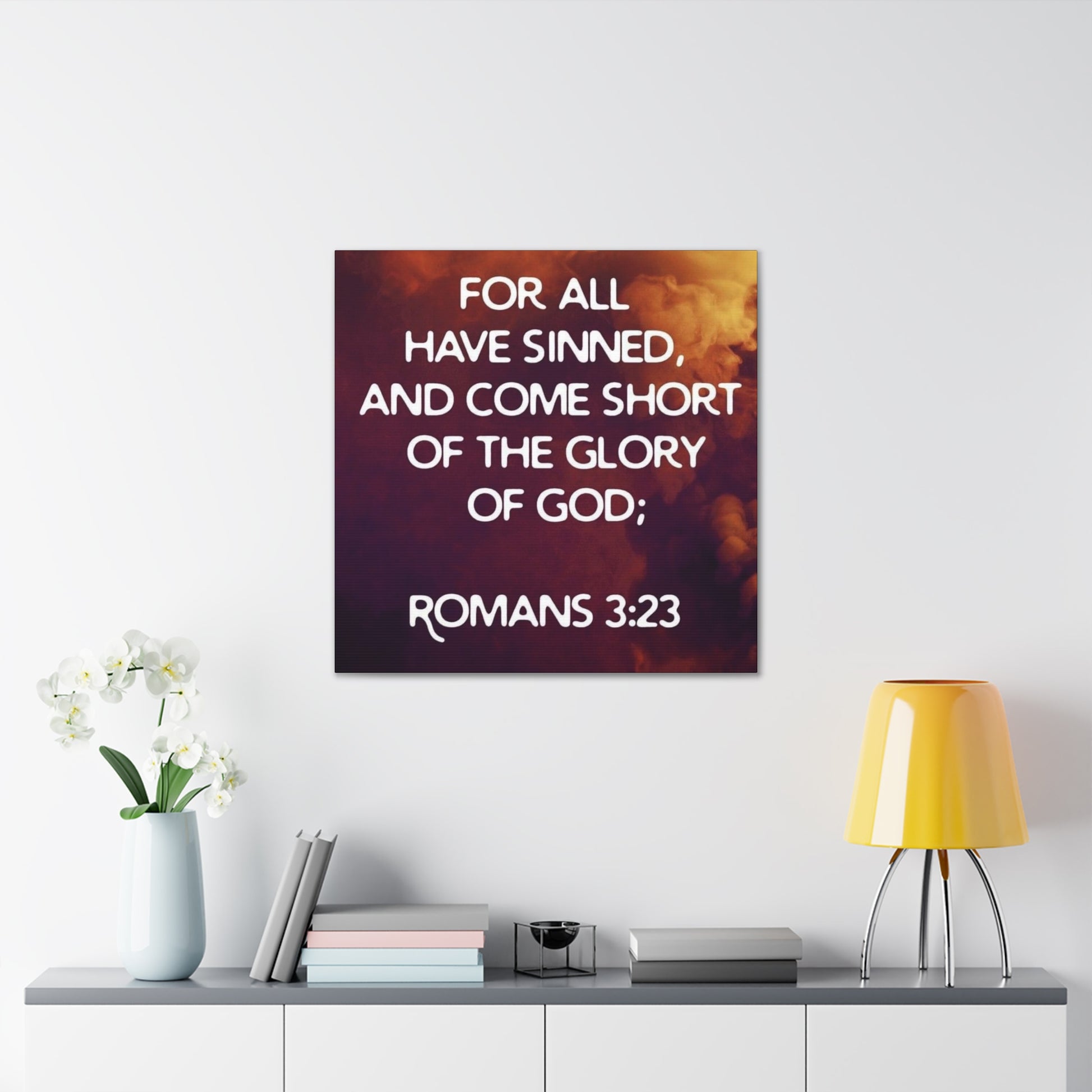 "For All Have Sinned And Come Short Of The Glory Of God" Wall Art - Weave Got Gifts - Unique Gifts You Won’t Find Anywhere Else!