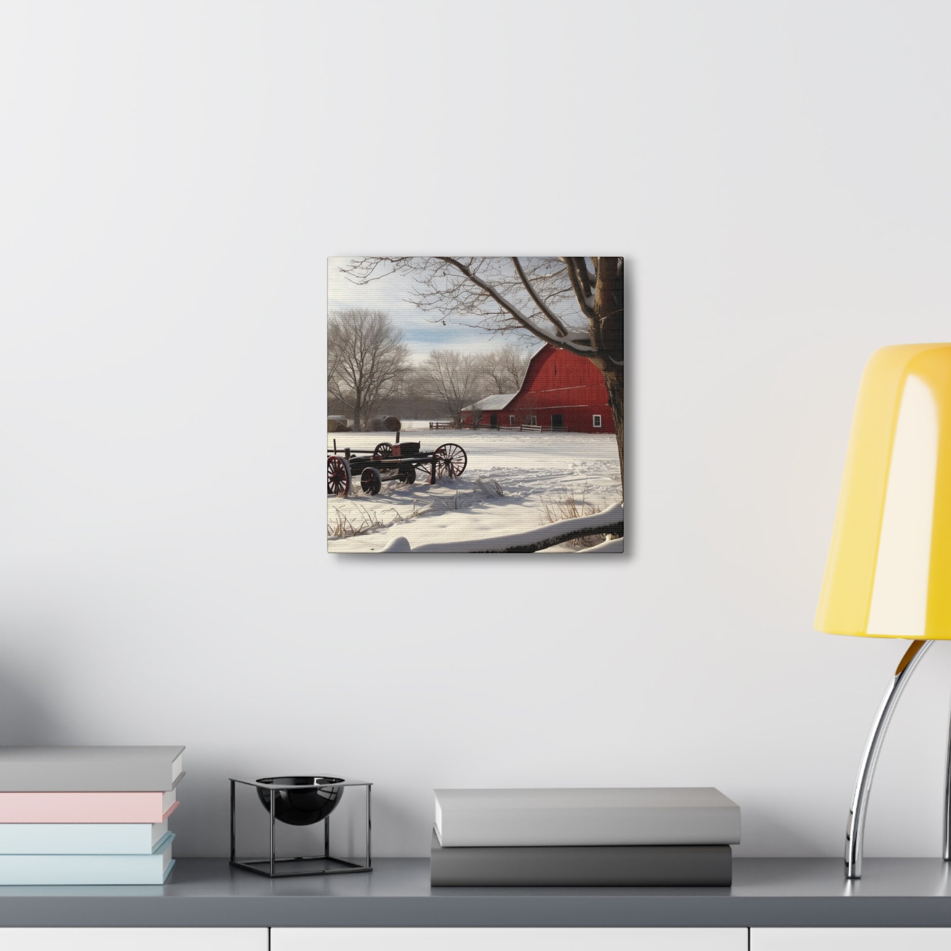 "Winter Farm Memories" Wall Art - Weave Got Gifts - Unique Gifts You Won’t Find Anywhere Else!