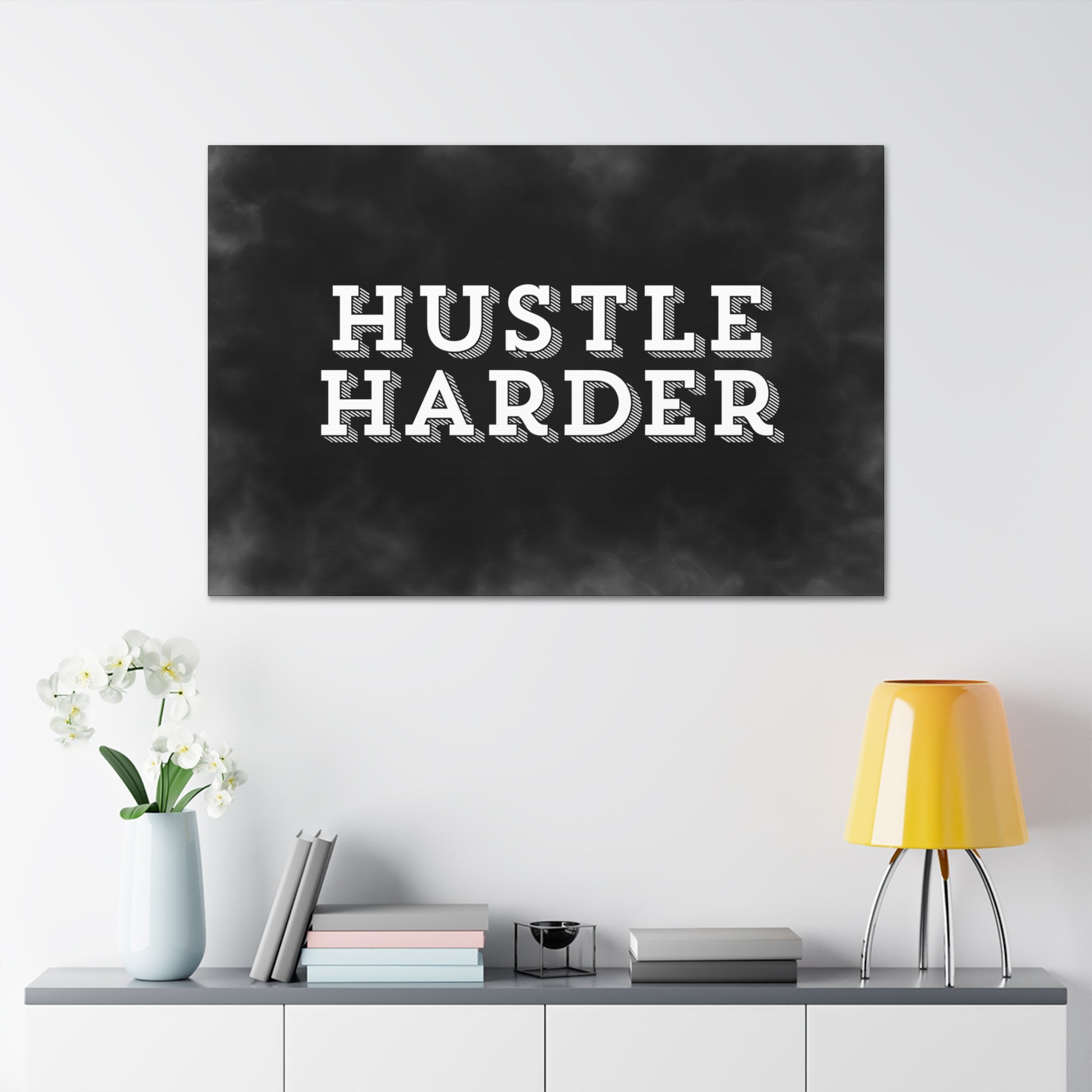 "Hustle Harder" Wall Art - Weave Got Gifts - Unique Gifts You Won’t Find Anywhere Else!