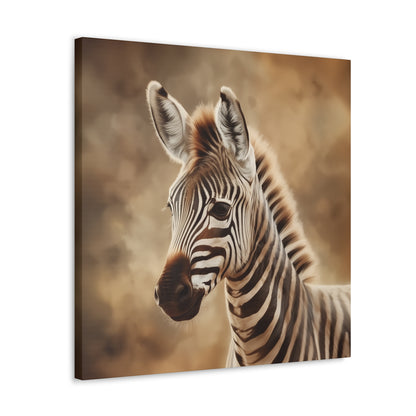 "Baby Zebra Portrait" Wall Art - Weave Got Gifts - Unique Gifts You Won’t Find Anywhere Else!