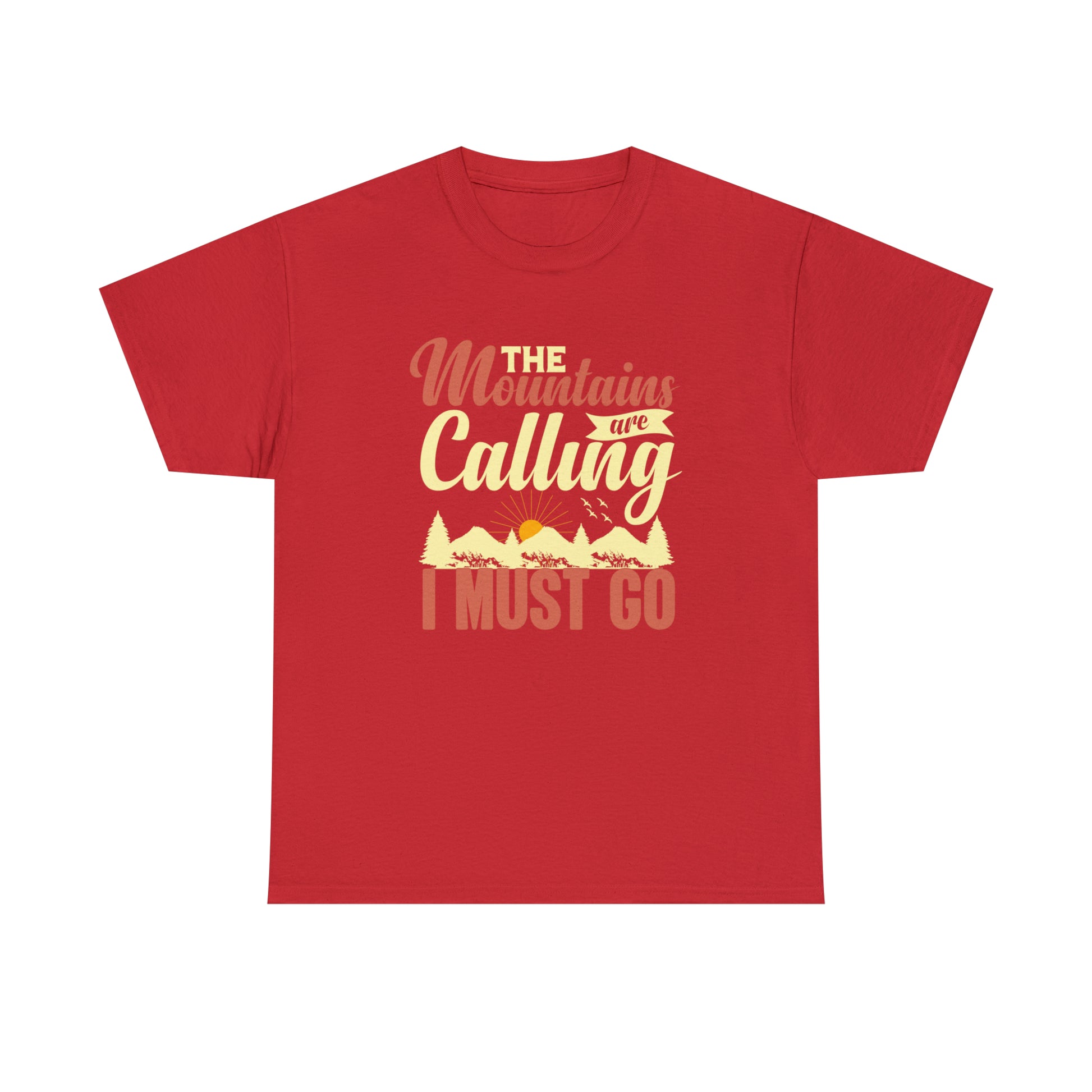 "The Mountains Are Calling" T-Shirt - Weave Got Gifts - Unique Gifts You Won’t Find Anywhere Else!