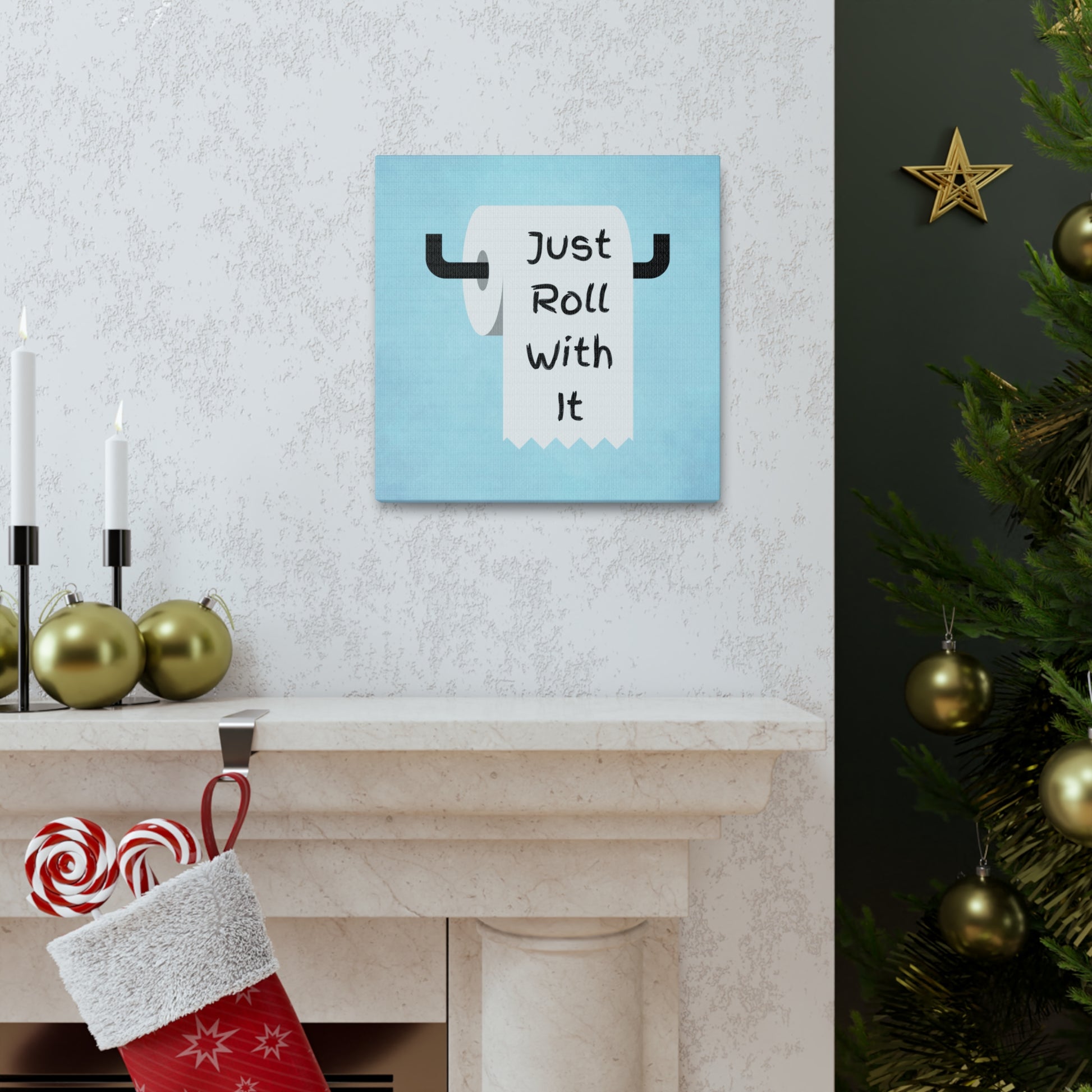 "Just Roll With It" Wall Art - Weave Got Gifts - Unique Gifts You Won’t Find Anywhere Else!