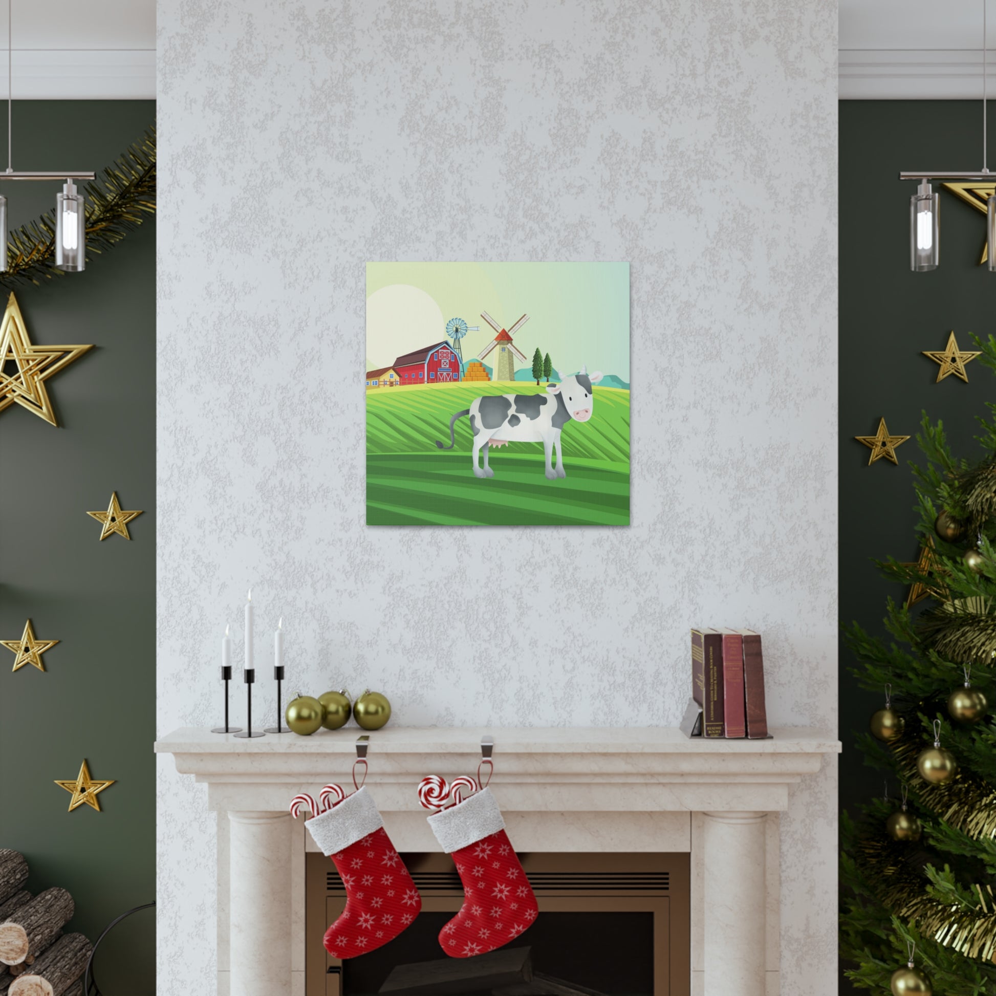 "Cow On A Farm" Kids Wall Art - Weave Got Gifts - Unique Gifts You Won’t Find Anywhere Else!