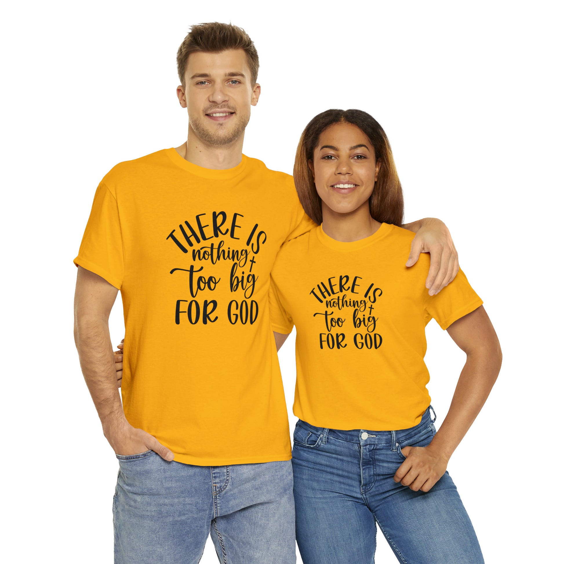 "Nothing Too Big For God" T-Shirt - Weave Got Gifts - Unique Gifts You Won’t Find Anywhere Else!