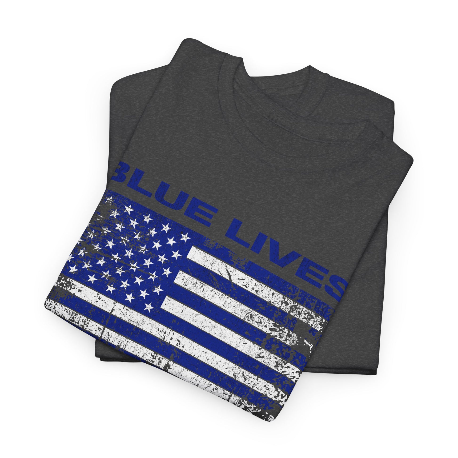 back the blue t shirt