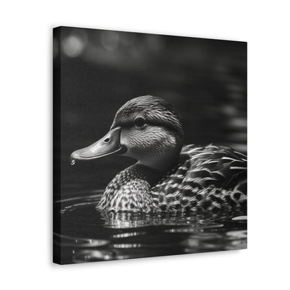 "Black & White Mallard Photo" Wall Art - Weave Got Gifts - Unique Gifts You Won’t Find Anywhere Else!