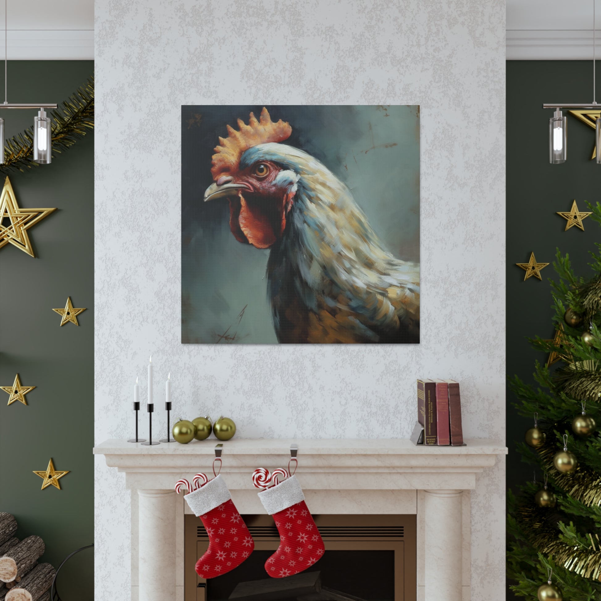 "Country Chicken" Wall Art - Weave Got Gifts - Unique Gifts You Won’t Find Anywhere Else!