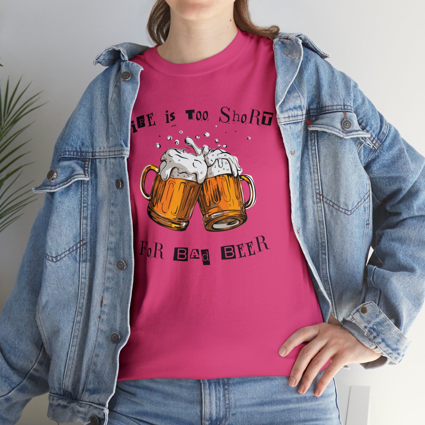 "Life Is Too Short for Bad Beer" T-Shirt - Weave Got Gifts - Unique Gifts You Won’t Find Anywhere Else!
