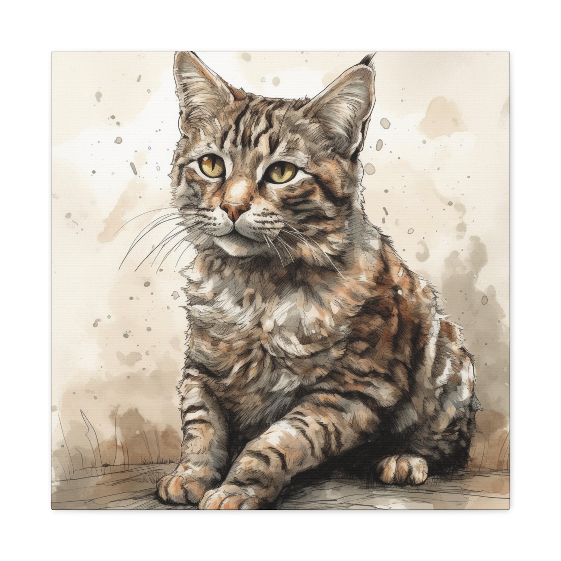 Adorable kitten wall art for nurseries and children's rooms
