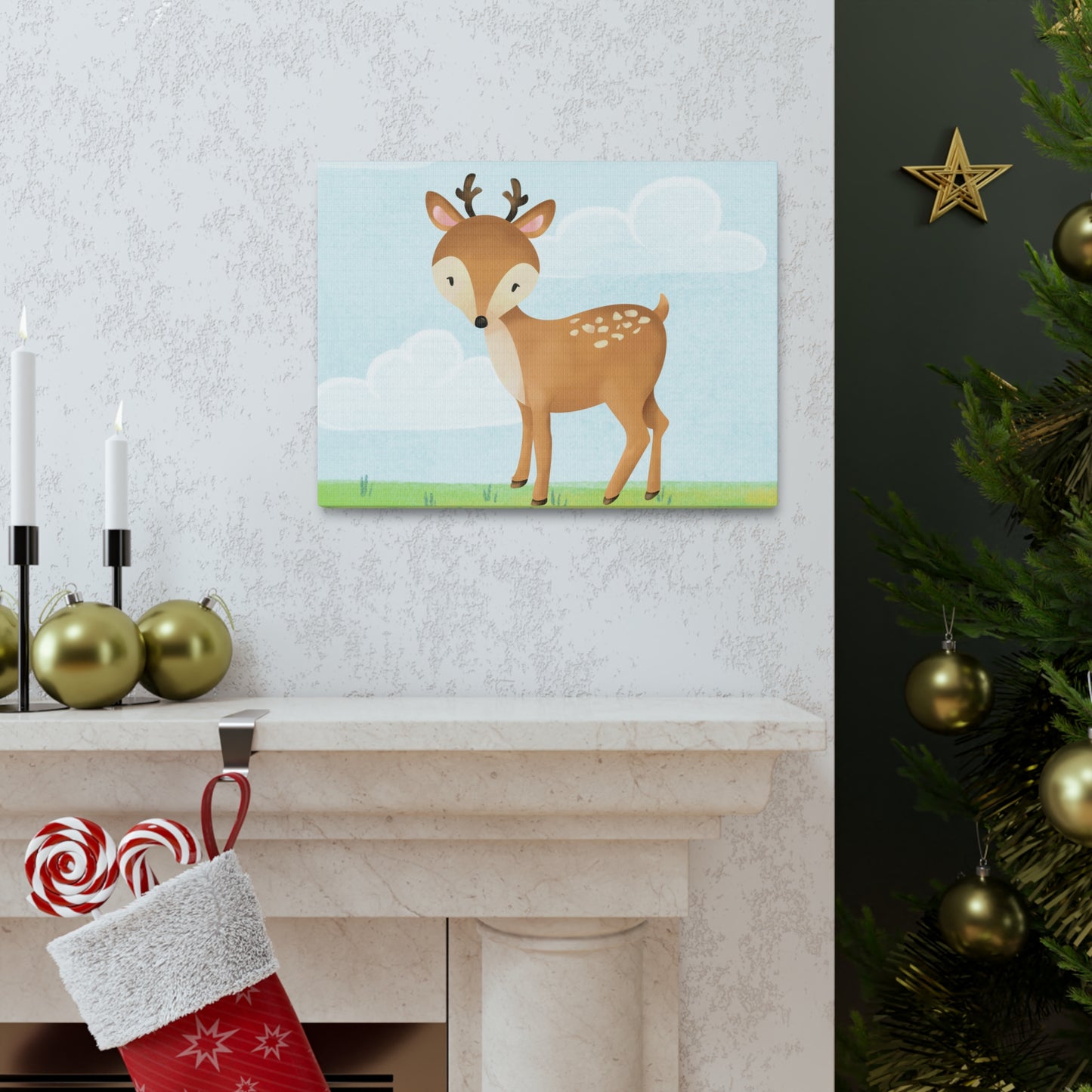 "Baby Deer" Wall Art - Weave Got Gifts - Unique Gifts You Won’t Find Anywhere Else!