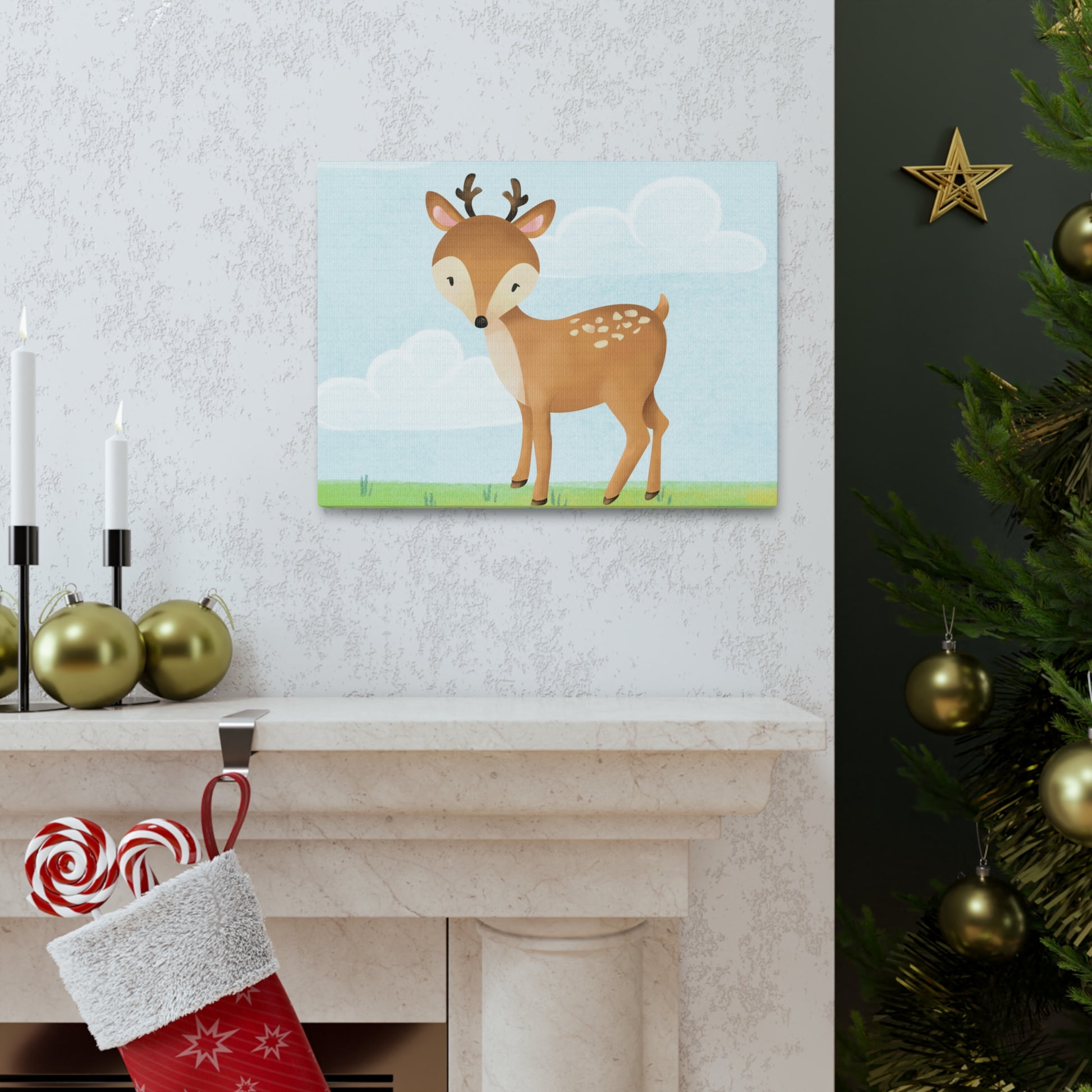 "Baby Deer" Wall Art - Weave Got Gifts - Unique Gifts You Won’t Find Anywhere Else!