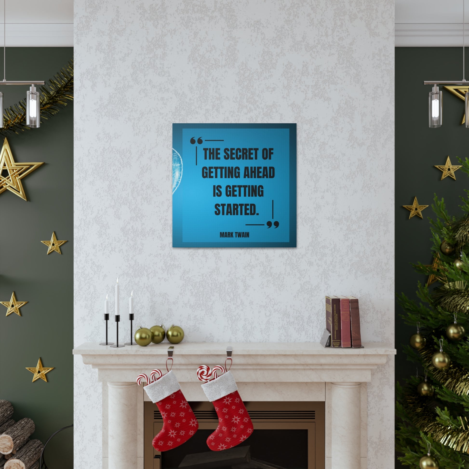 "The Secret To Getting Ahead" Wall Art - Weave Got Gifts - Unique Gifts You Won’t Find Anywhere Else!