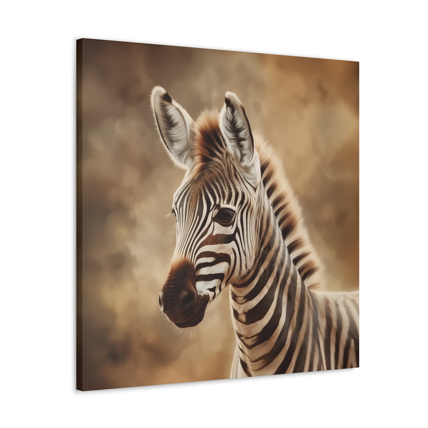 "Baby Zebra Portrait" Wall Art - Weave Got Gifts - Unique Gifts You Won’t Find Anywhere Else!