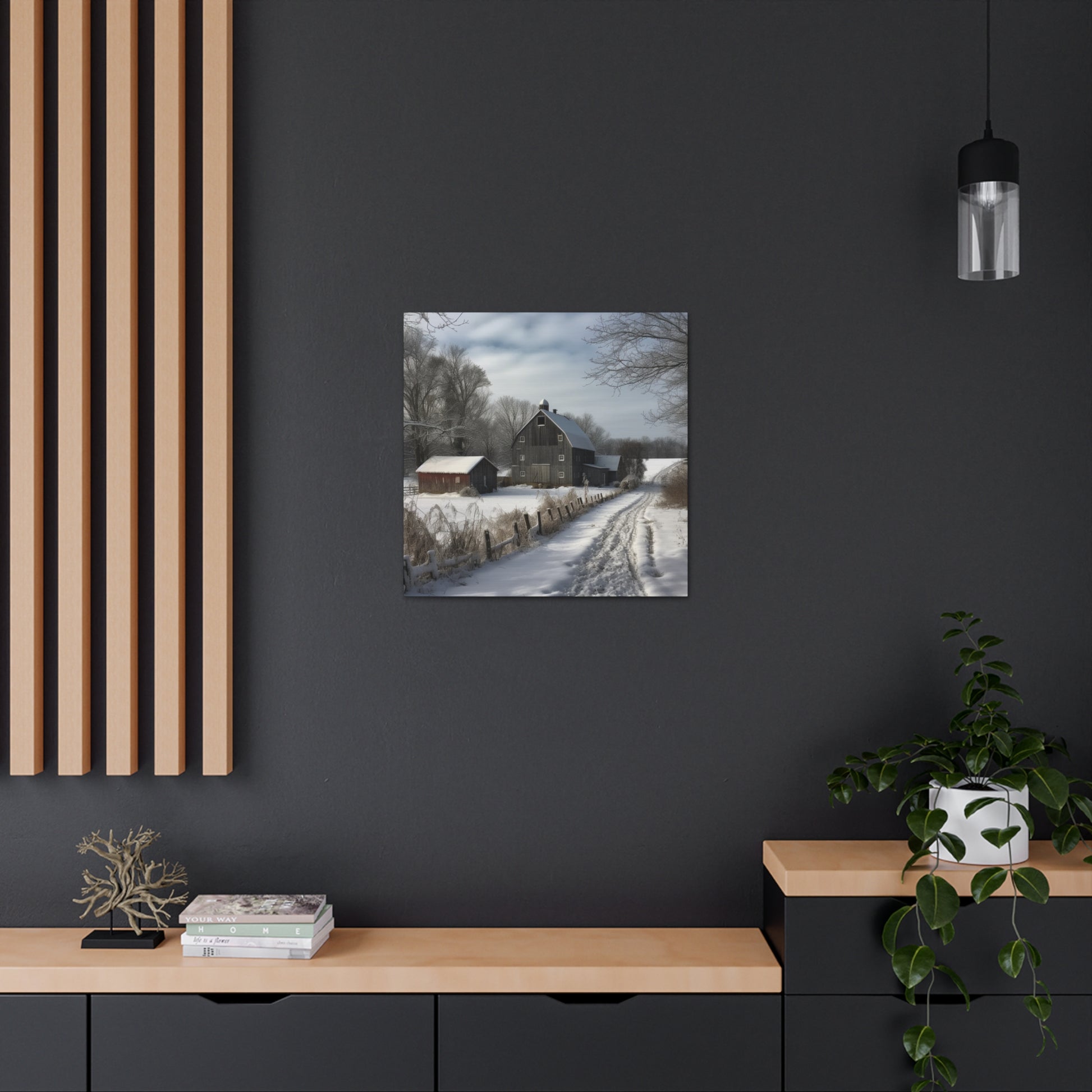"Farm Winter Wonderland" Wall Art - Weave Got Gifts - Unique Gifts You Won’t Find Anywhere Else!