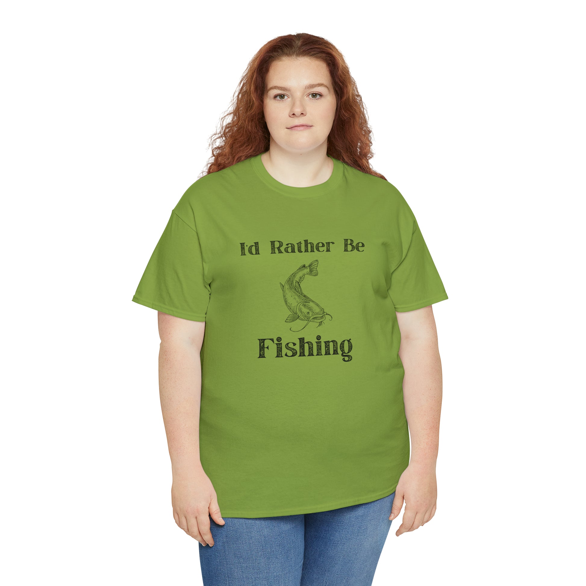 "Id Rather Be Fishing" T-Shirt - Weave Got Gifts - Unique Gifts You Won’t Find Anywhere Else!