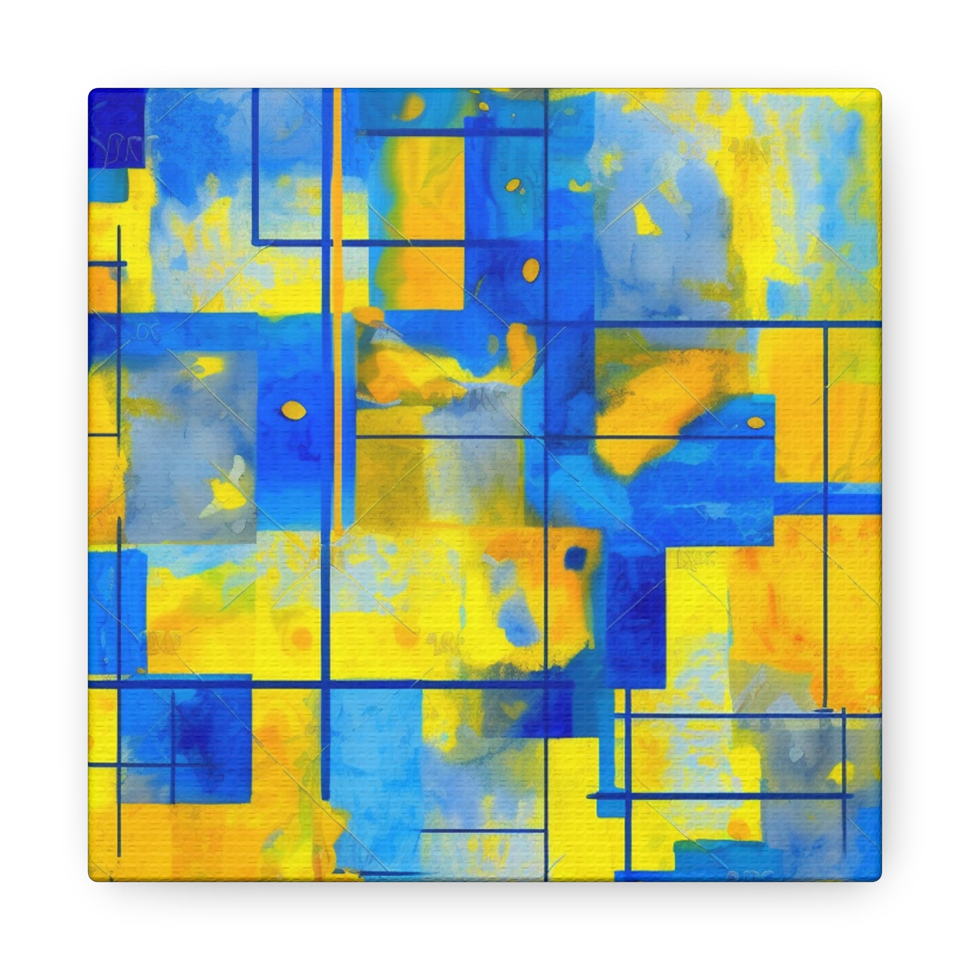 Large abstract canvas print ideal for statement wall decor
