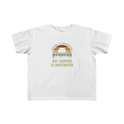 "Camping Is Importanter" Toddler T-Shirt - Weave Got Gifts - Unique Gifts You Won’t Find Anywhere Else!