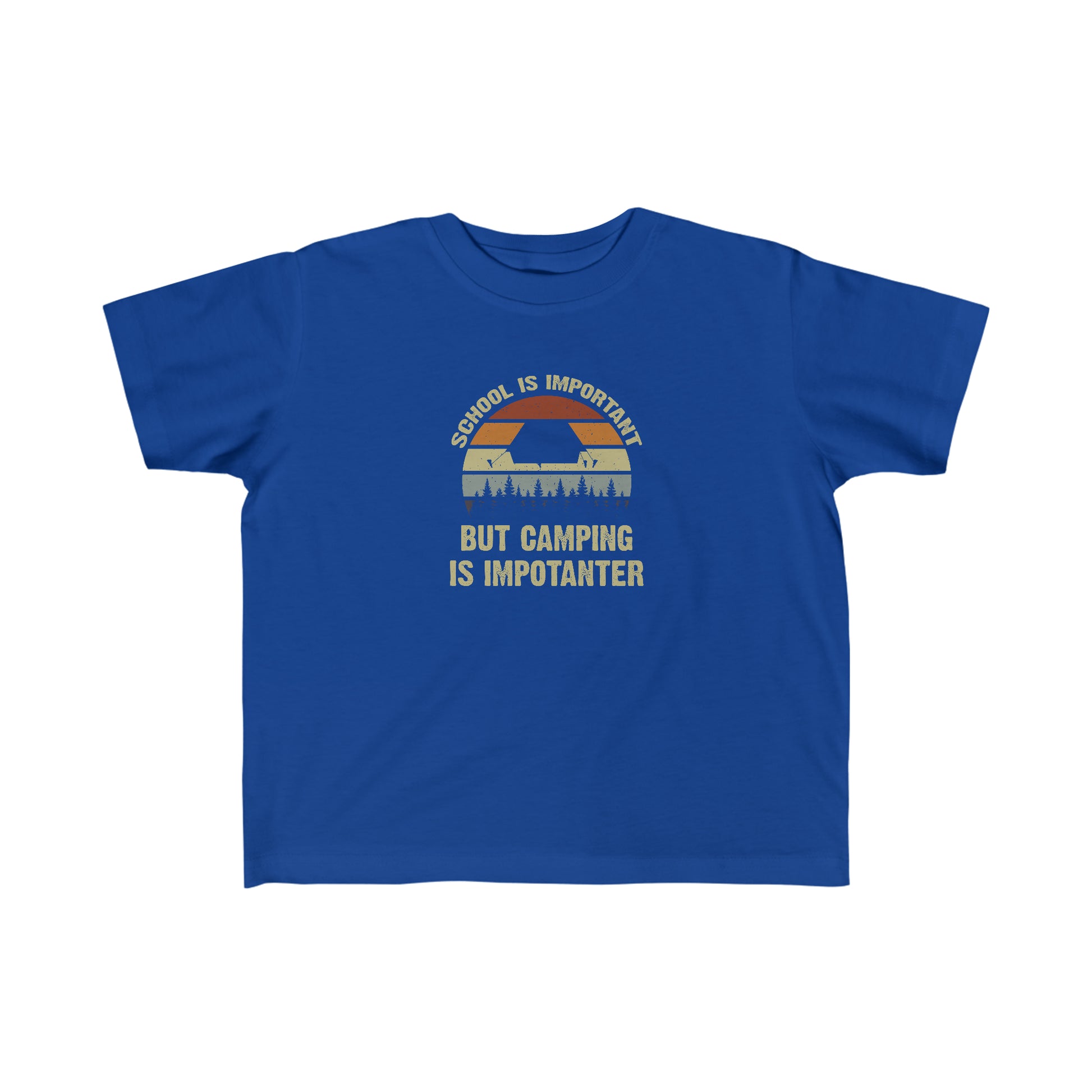 "Camping Is Importanter" Toddler T-Shirt - Weave Got Gifts - Unique Gifts You Won’t Find Anywhere Else!