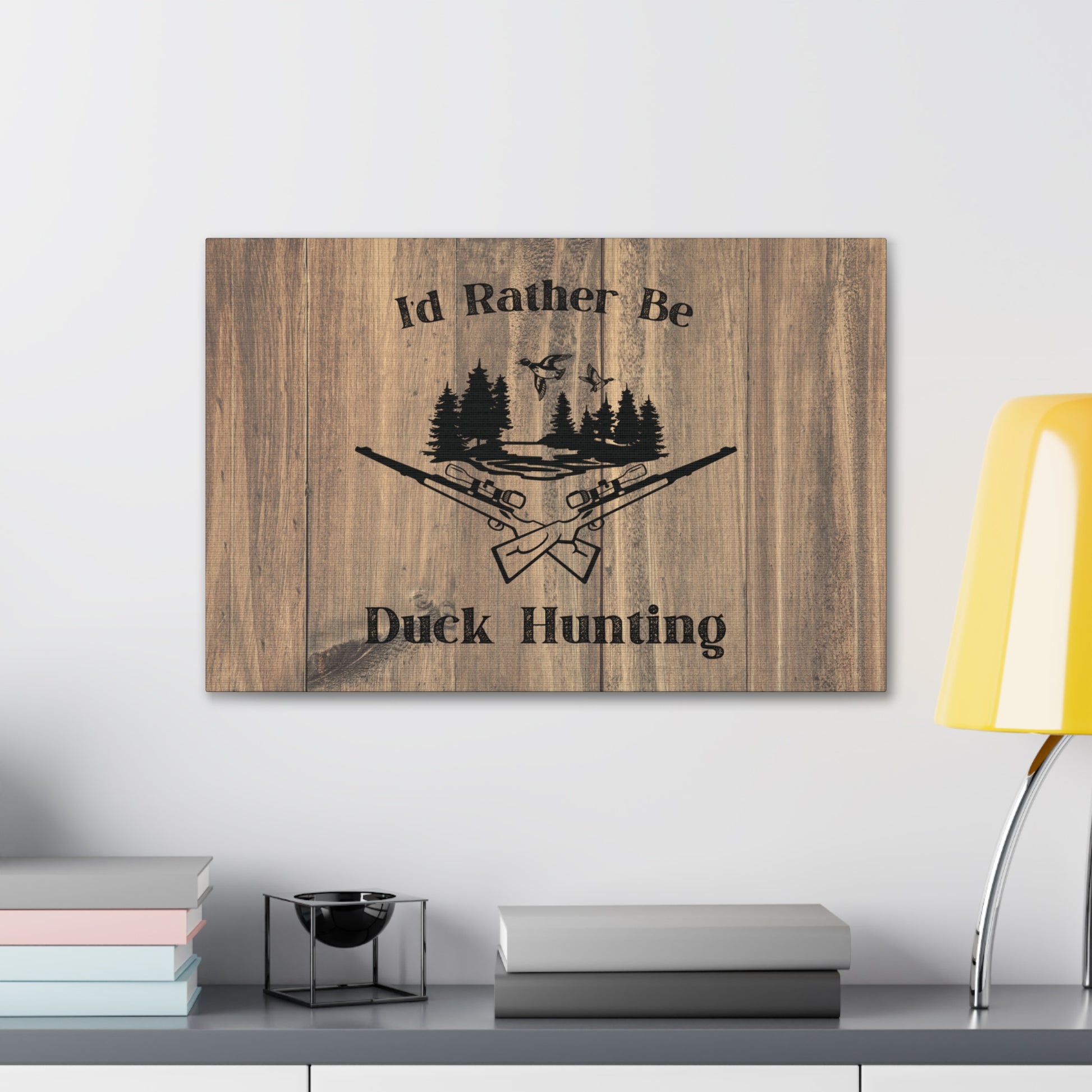 "I'd Rather Be Duck Hunting" Wall Art - Weave Got Gifts - Unique Gifts You Won’t Find Anywhere Else!