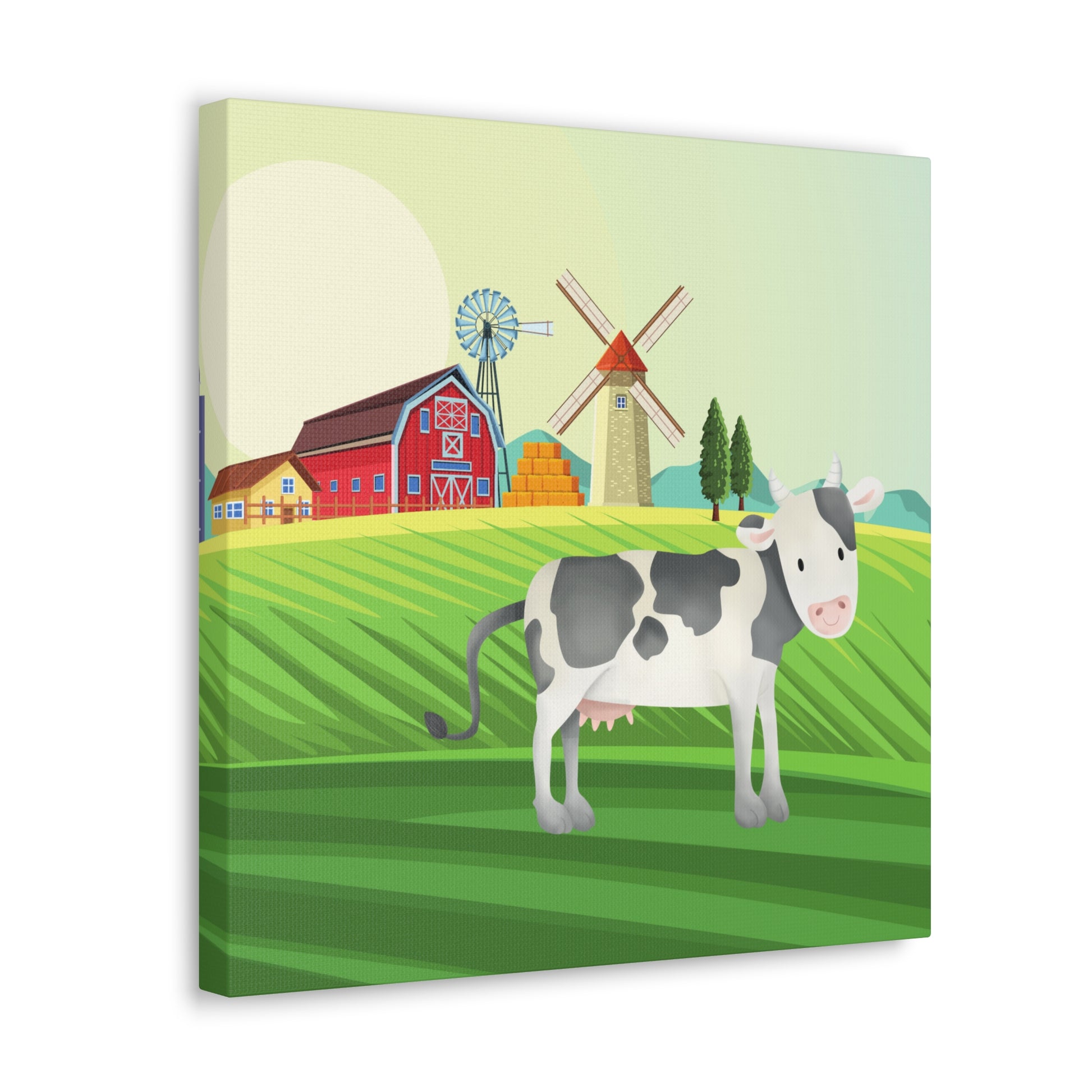 "Cow On A Farm" Kids Wall Art - Weave Got Gifts - Unique Gifts You Won’t Find Anywhere Else!