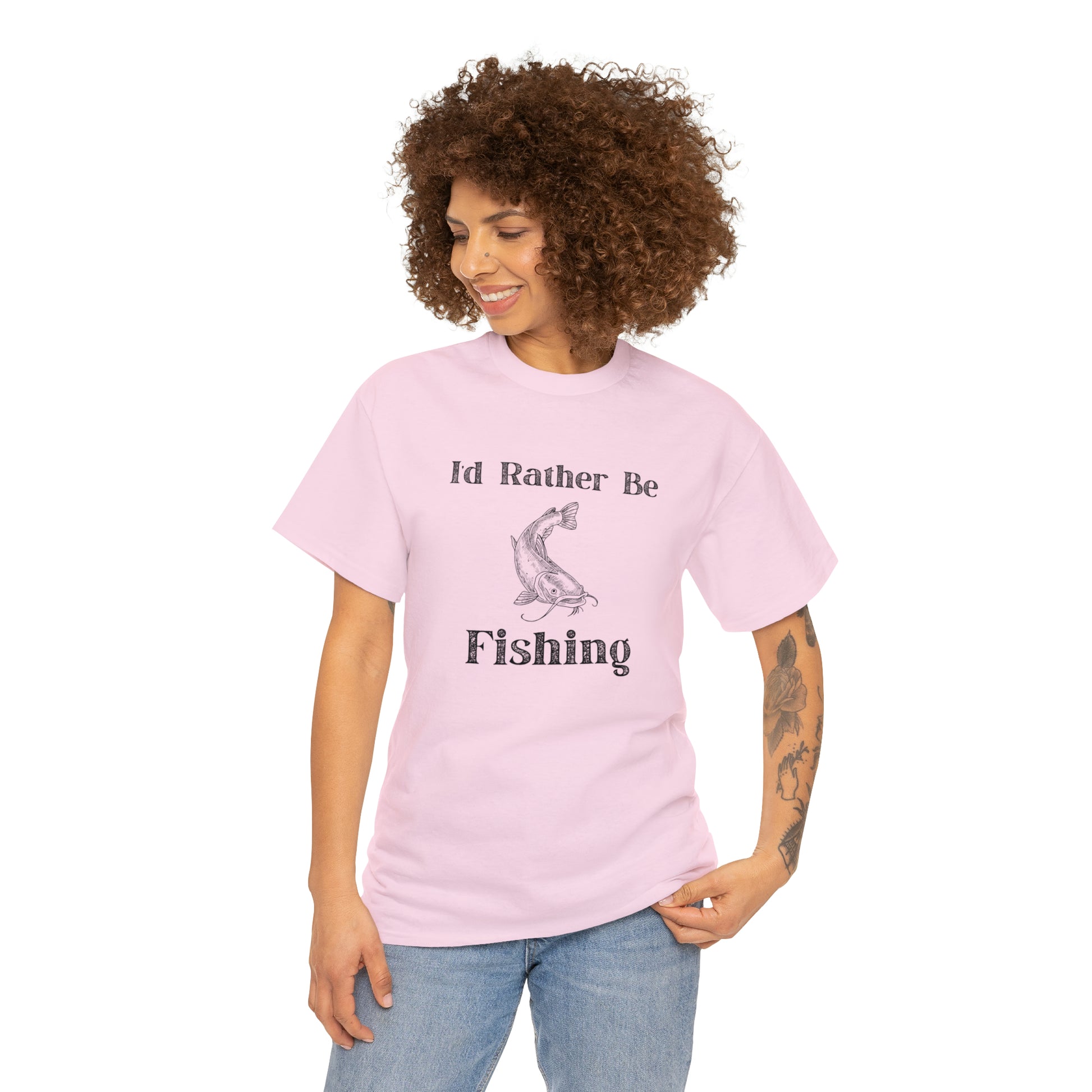 "Id Rather Be Fishing" T-Shirt - Weave Got Gifts - Unique Gifts You Won’t Find Anywhere Else!