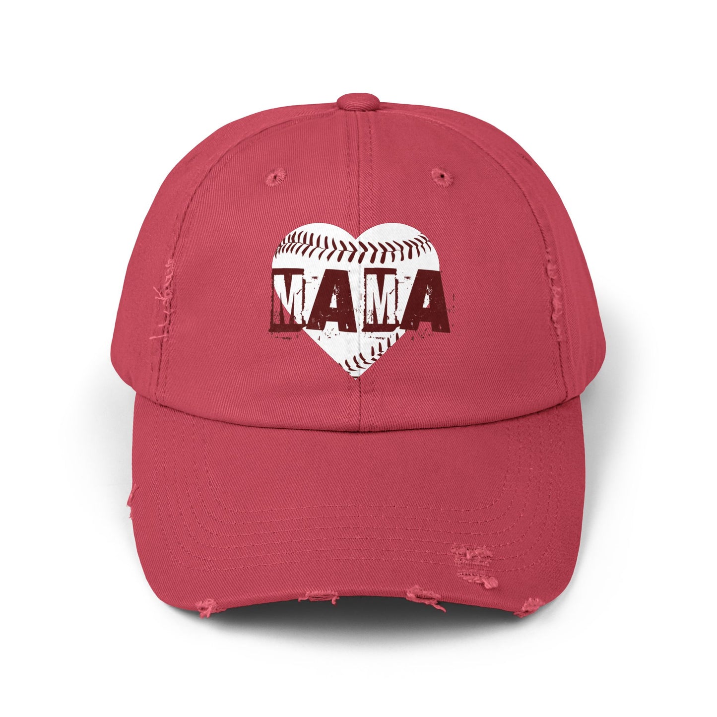 mama baseball hat with heart design

