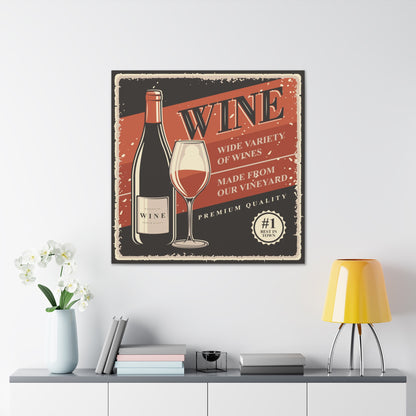 "Premium Quality Wine" Wall Art - Weave Got Gifts - Unique Gifts You Won’t Find Anywhere Else!