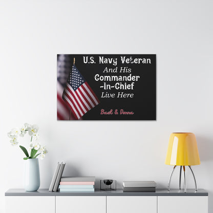 Custom "US Navy Veteran" Wall Art - Weave Got Gifts - Unique Gifts You Won’t Find Anywhere Else!