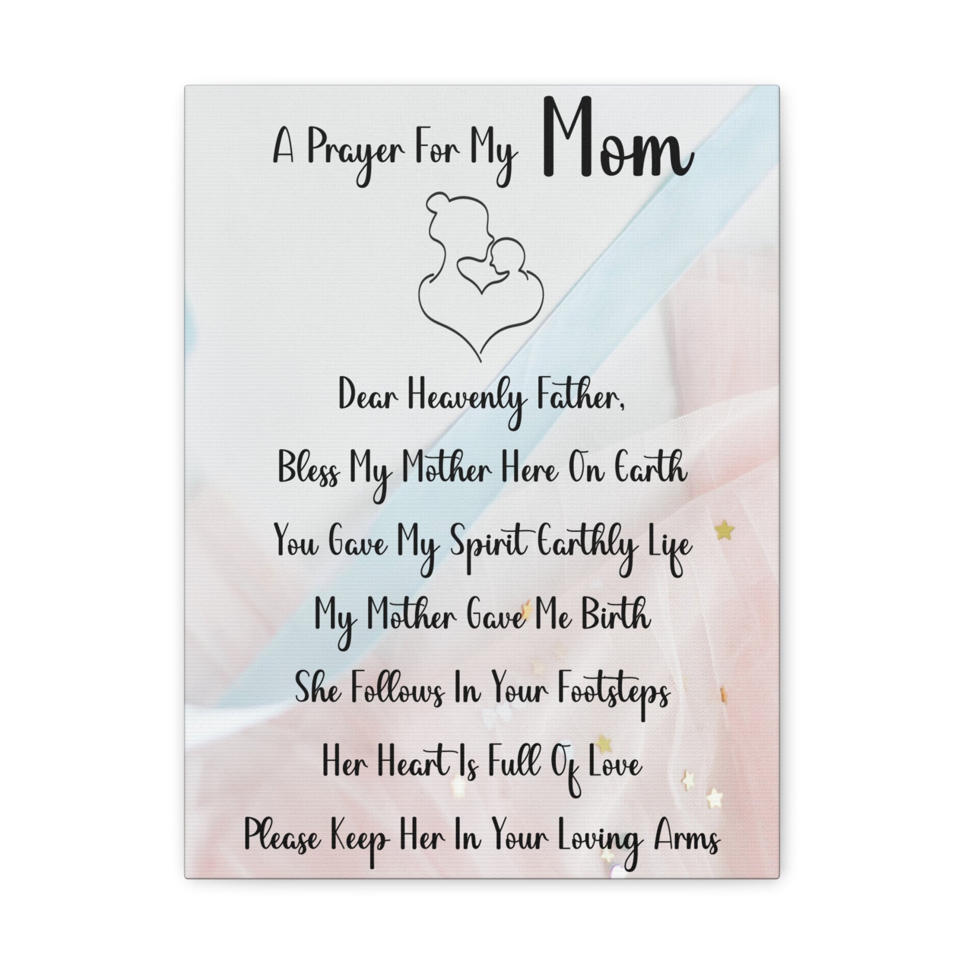 "Prayer For My Mom" Wall Art - Weave Got Gifts - Unique Gifts You Won’t Find Anywhere Else!