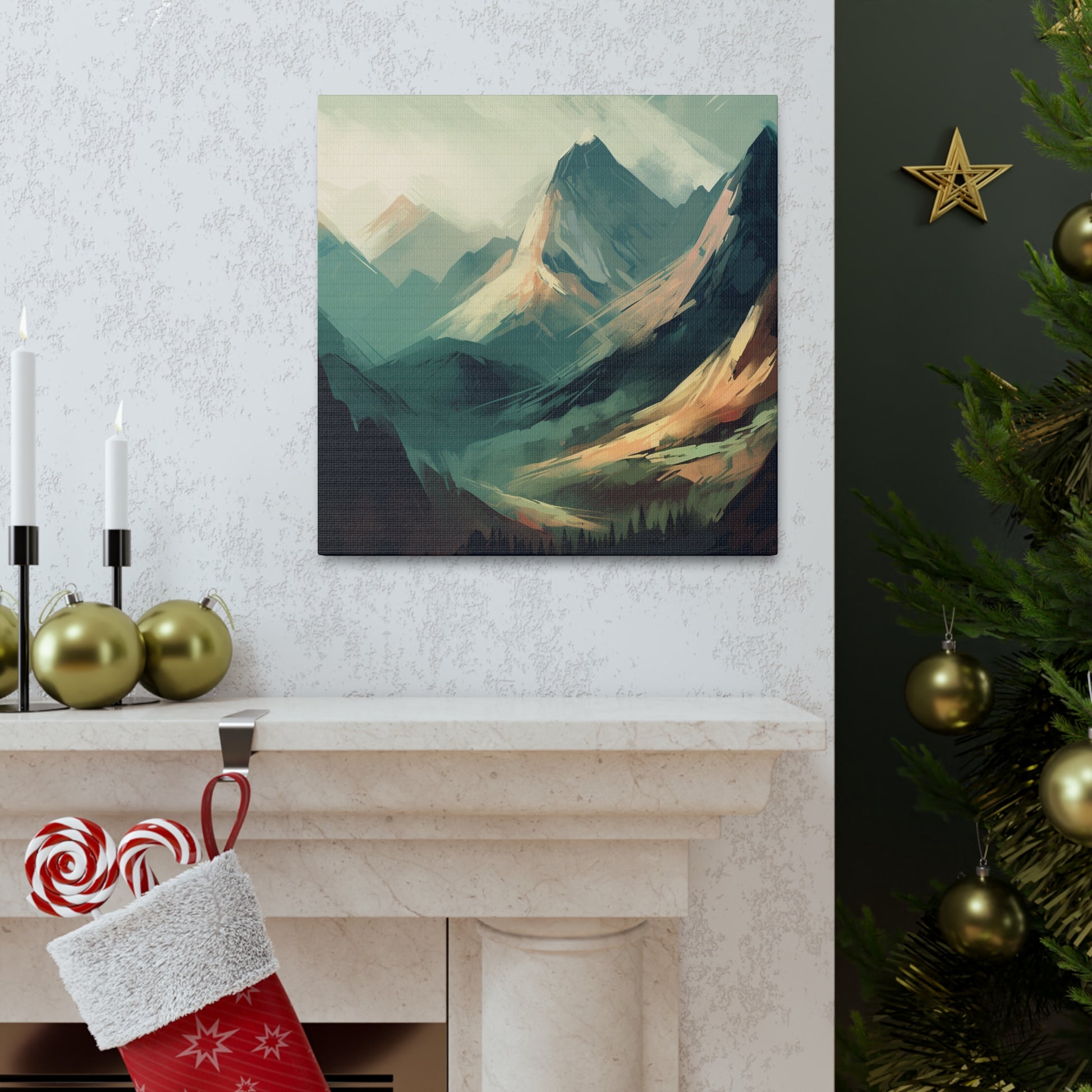 "Colorful Mountains" Wall Art - Weave Got Gifts - Unique Gifts You Won’t Find Anywhere Else!