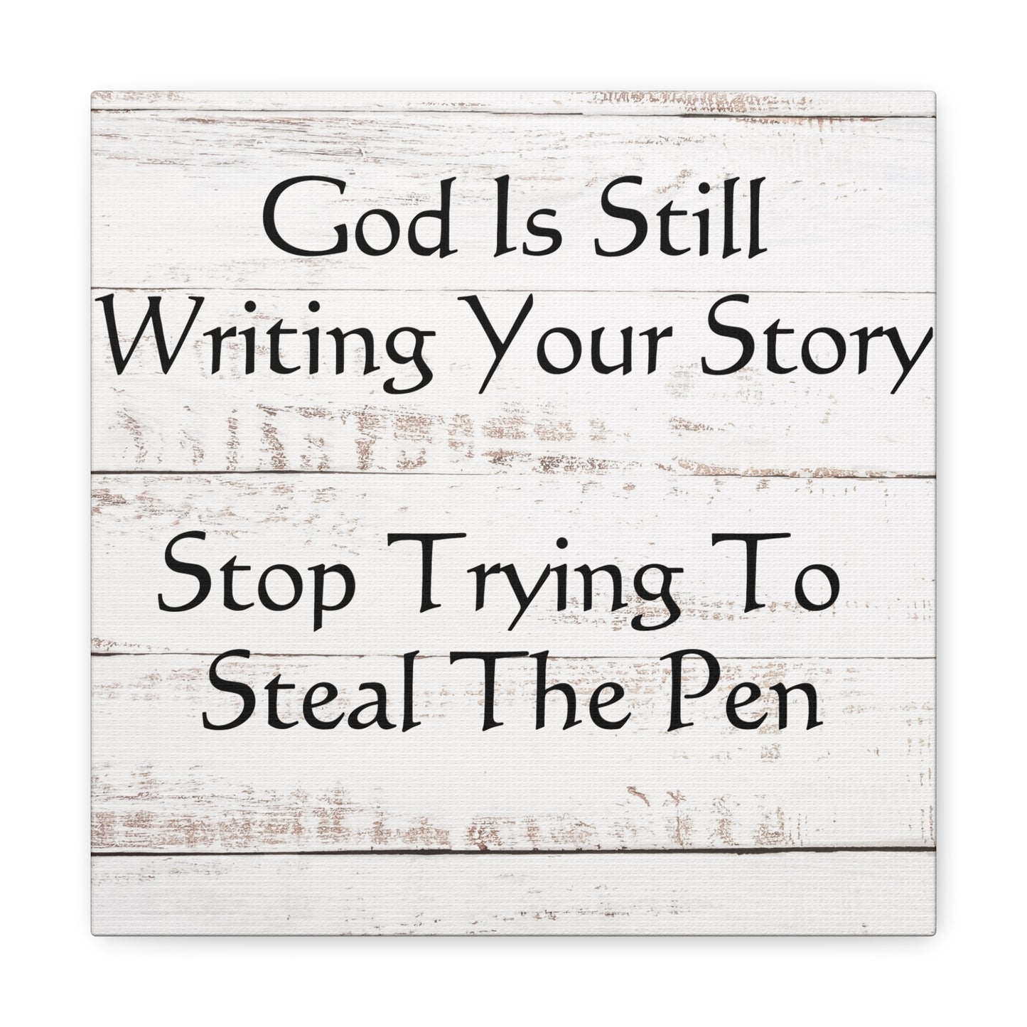 Religious wall art with faith message
