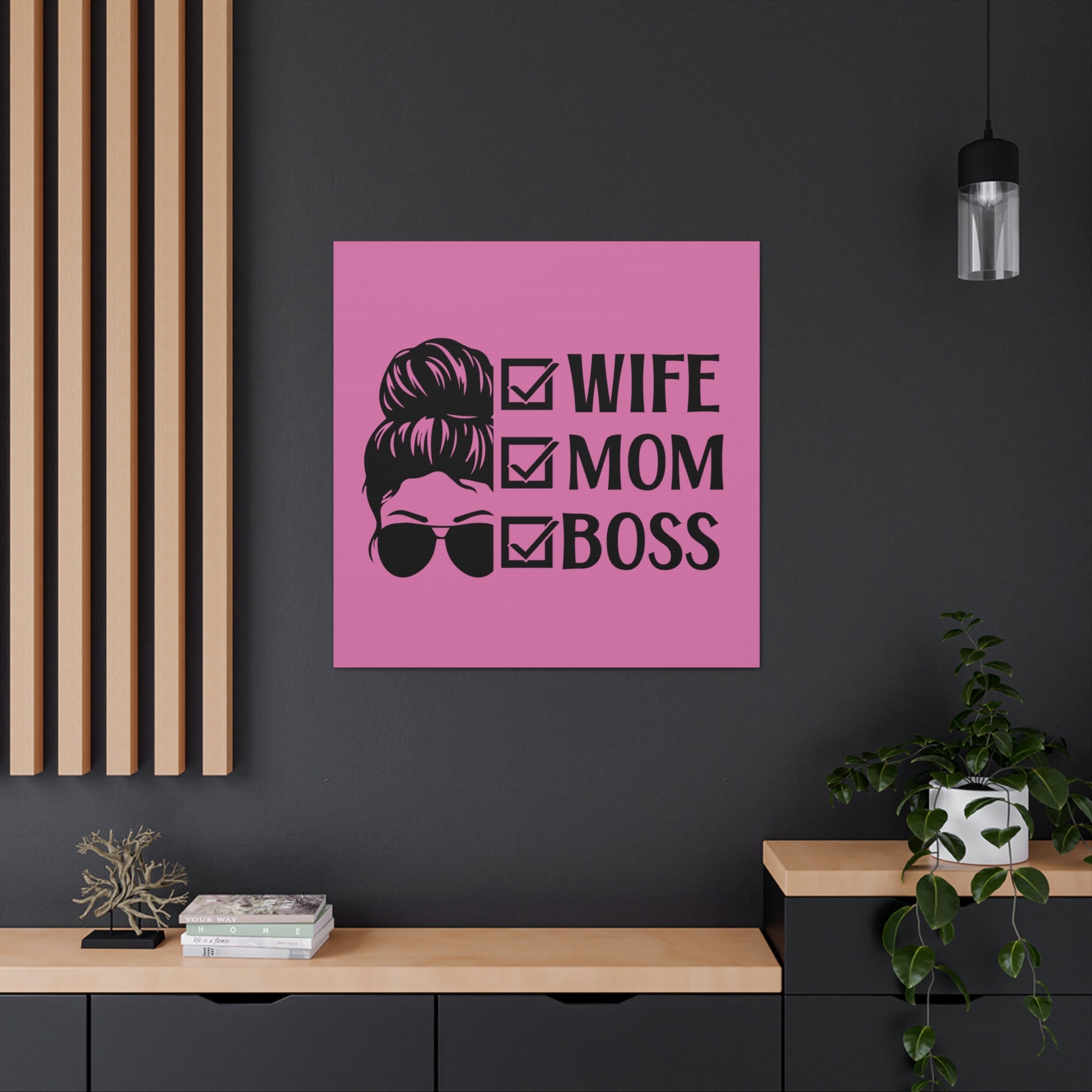 "Wife, Mom, Boss" Wall Art - Weave Got Gifts - Unique Gifts You Won’t Find Anywhere Else!