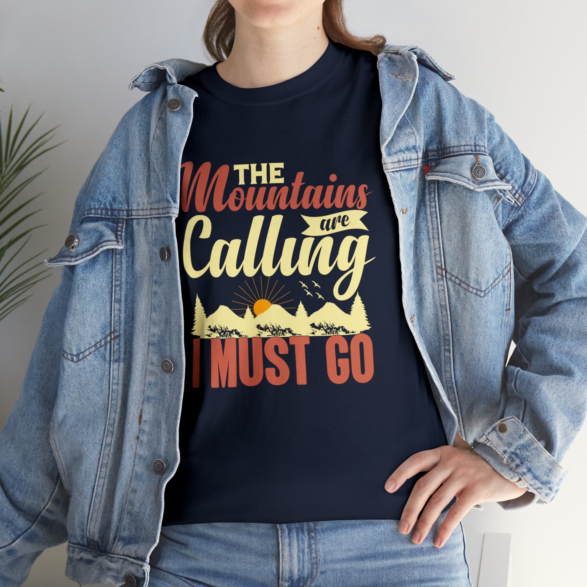 "The Mountains Are Calling" T-Shirt - Weave Got Gifts - Unique Gifts You Won’t Find Anywhere Else!