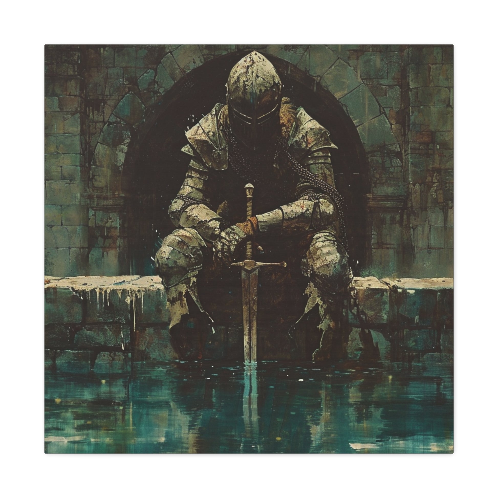 "Knights Solace" Wall Art - Weave Got Gifts - Unique Gifts You Won’t Find Anywhere Else!