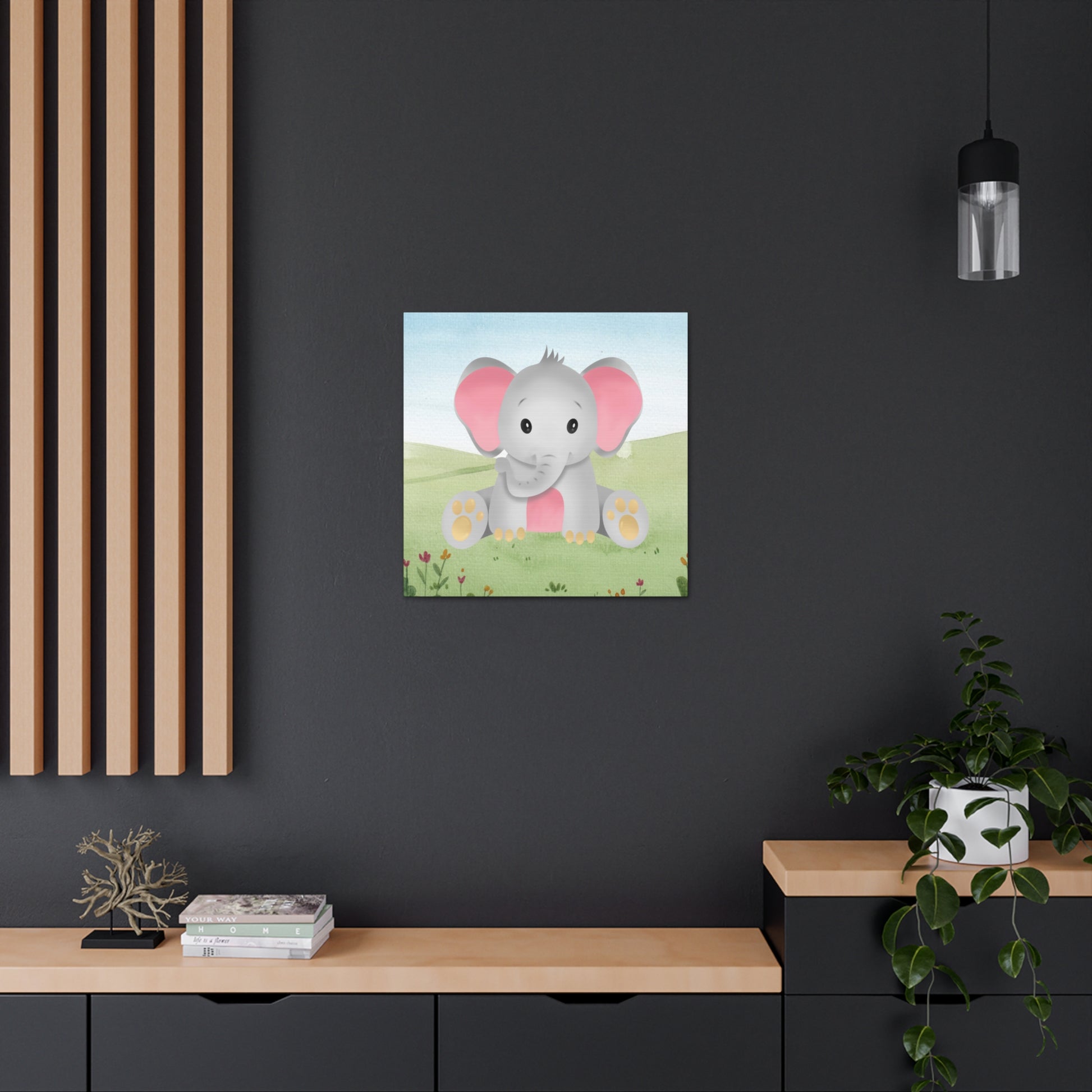 "Baby Elephant" Wall Art - Weave Got Gifts - Unique Gifts You Won’t Find Anywhere Else!